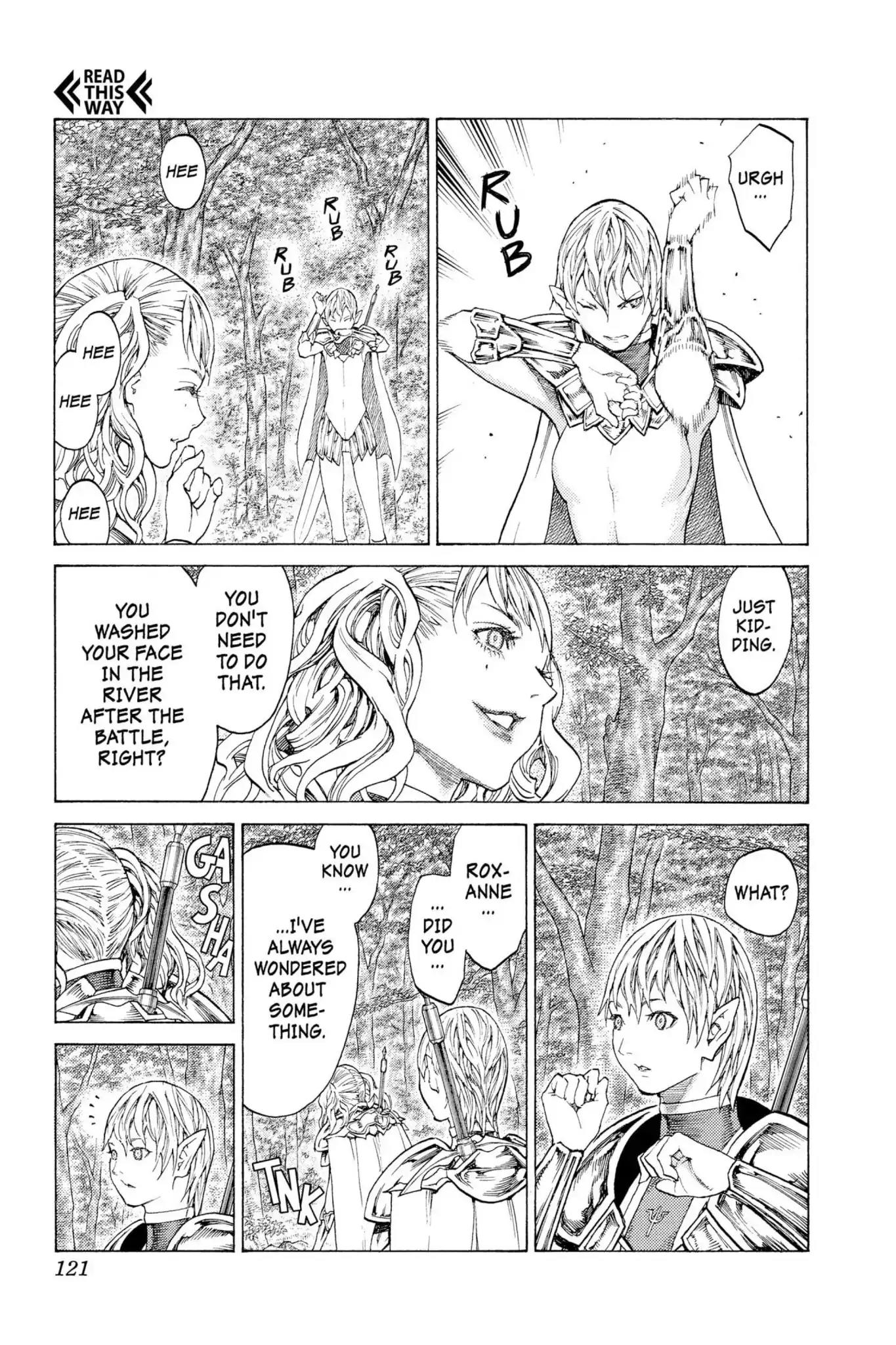Claymore Chapter 117 page 19 - Chapter 117: Vol.21 Scene 117: Corpse of the Witch, Part 4
