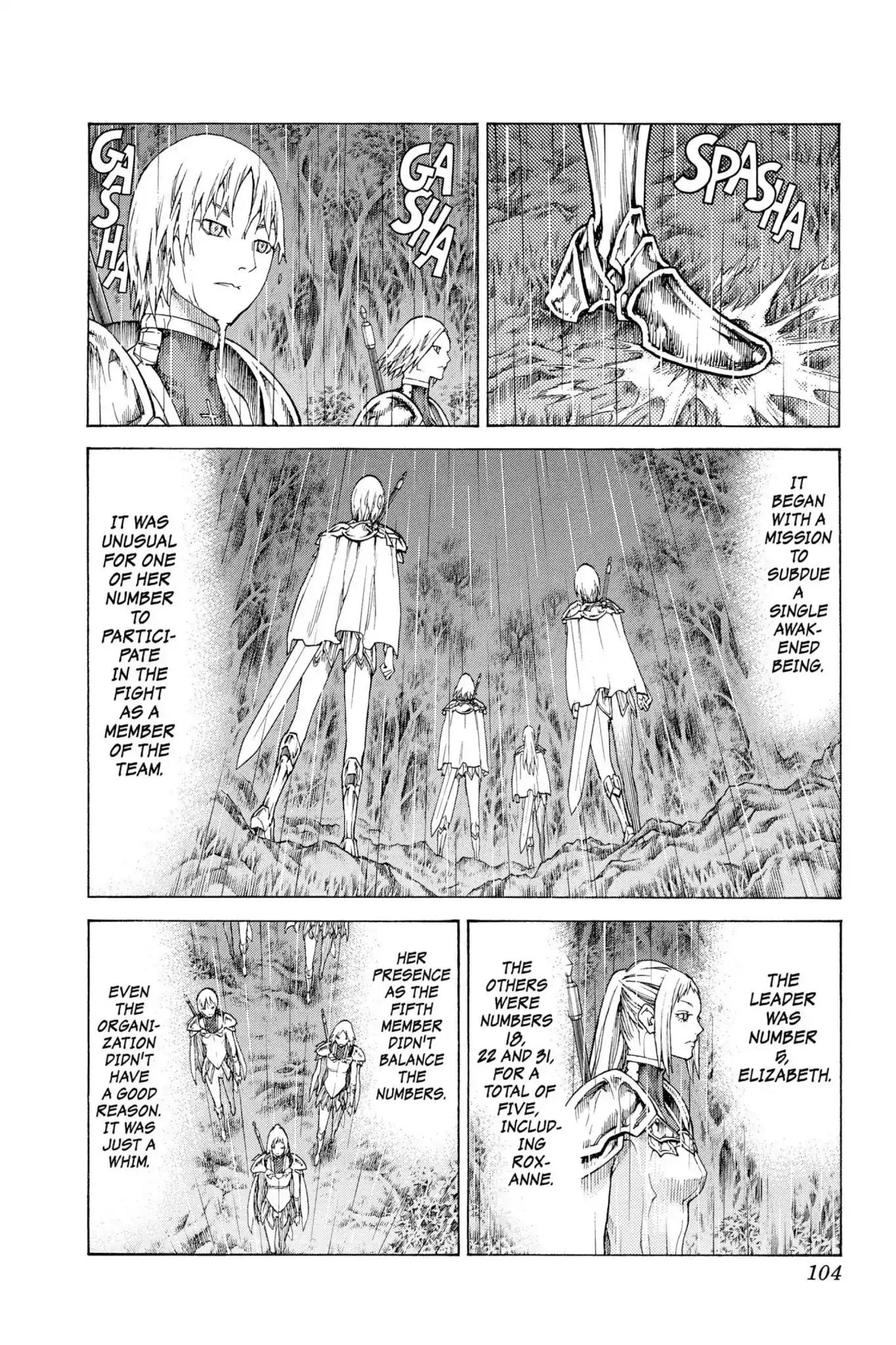Claymore Chapter 117 page 2 - Chapter 117: Vol.21 Scene 117: Corpse of the Witch, Part 4