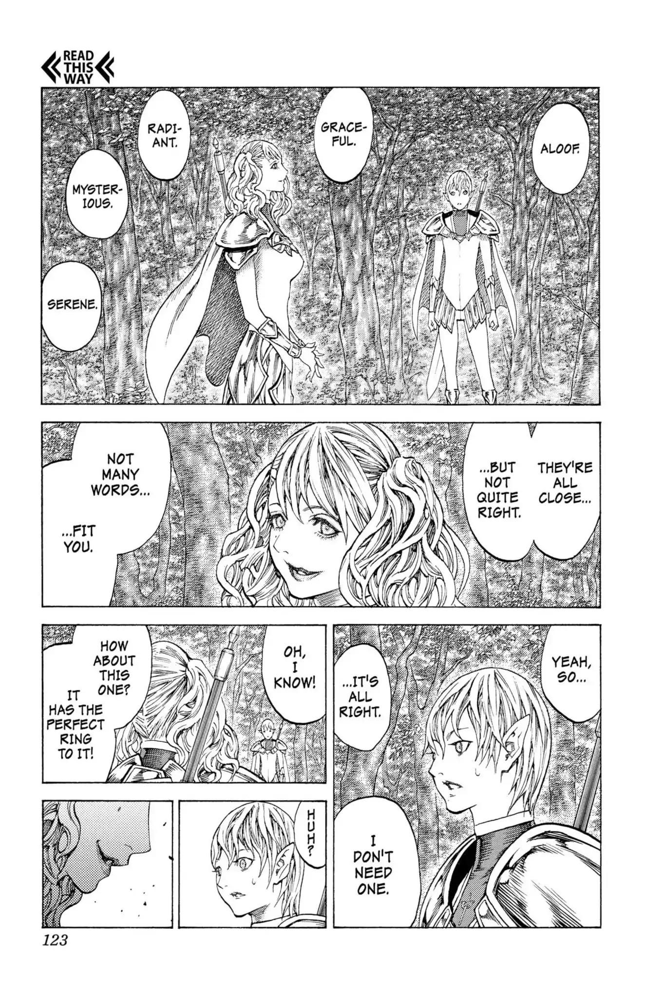 Claymore Chapter 117 page 21 - Chapter 117: Vol.21 Scene 117: Corpse of the Witch, Part 4