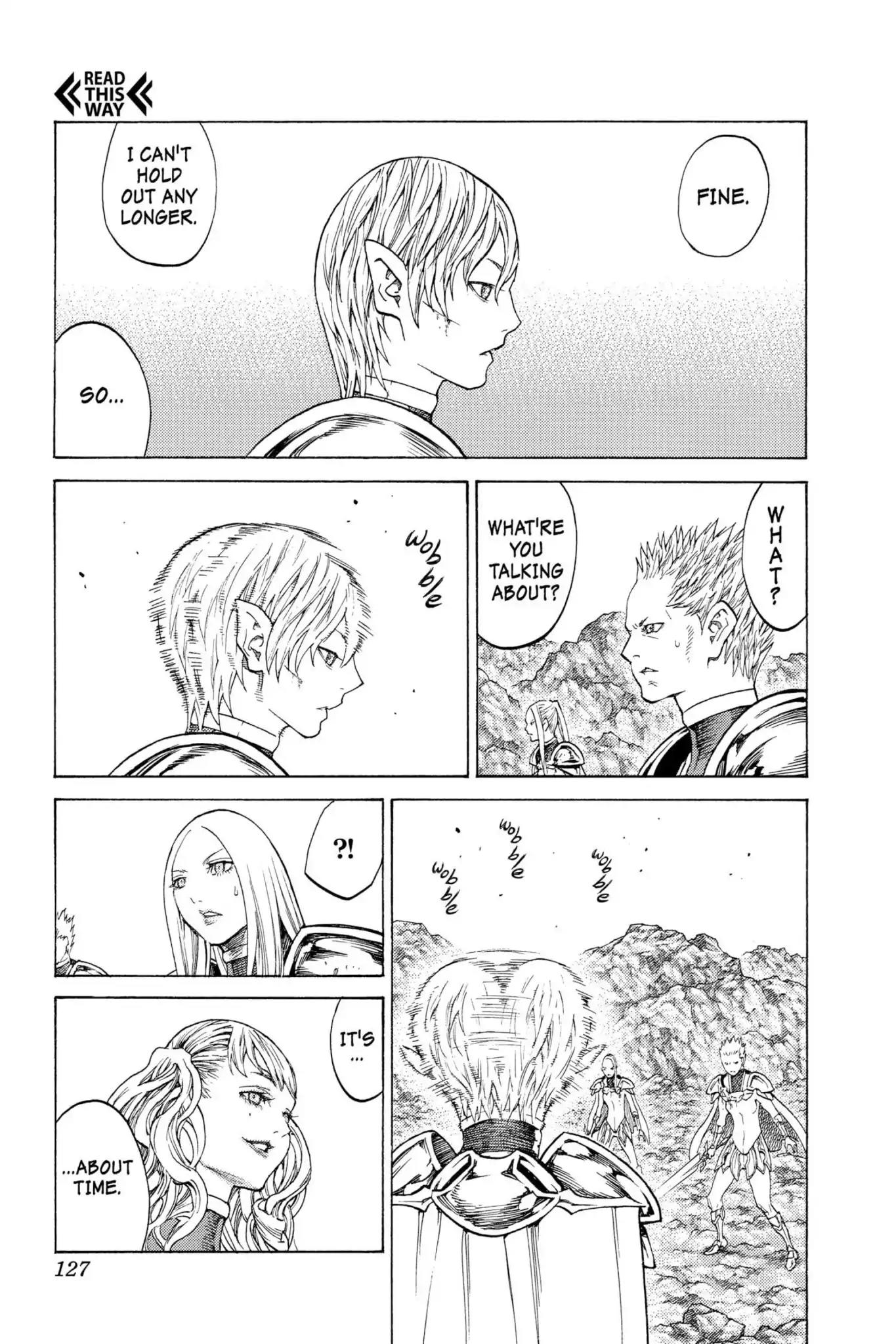 Claymore Chapter 117 page 25 - Chapter 117: Vol.21 Scene 117: Corpse of the Witch, Part 4