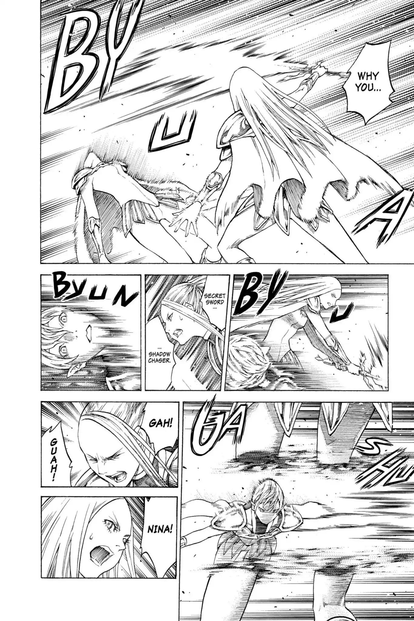 Claymore Chapter 117 page 28 - Chapter 117: Vol.21 Scene 117: Corpse of the Witch, Part 4