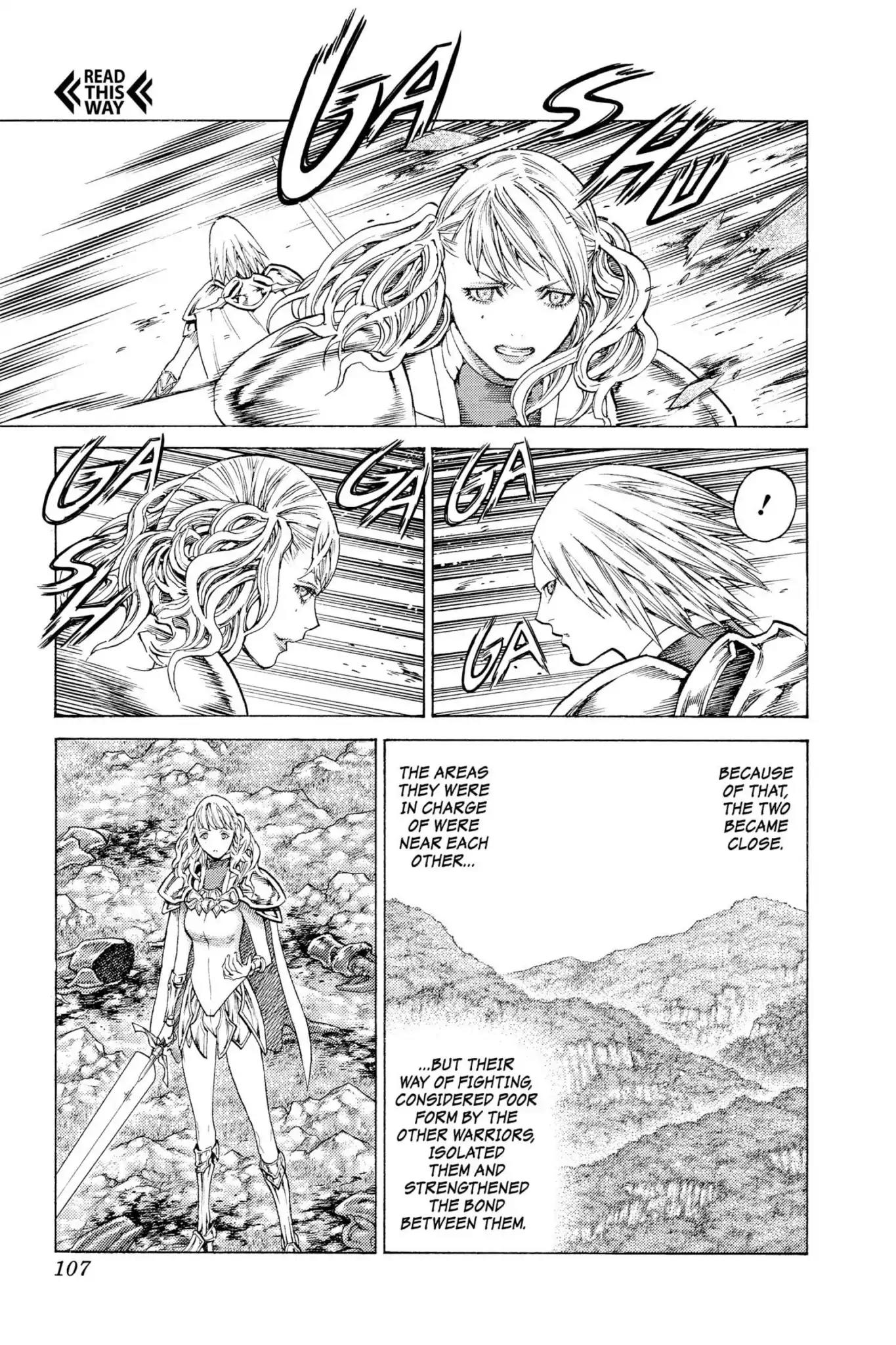 Claymore Chapter 117 page 5 - Chapter 117: Vol.21 Scene 117: Corpse of the Witch, Part 4