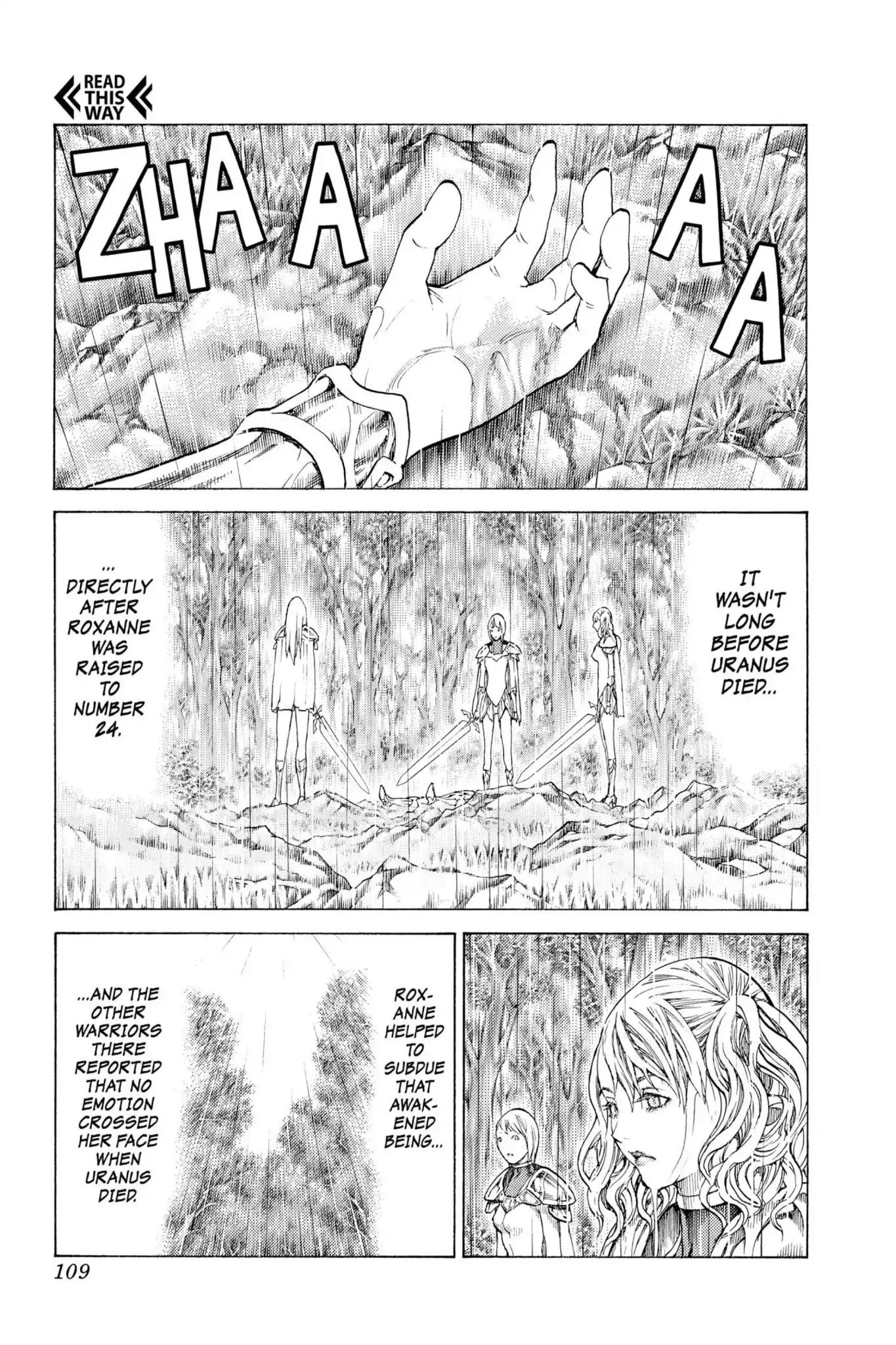 Claymore Chapter 117 page 7 - Chapter 117: Vol.21 Scene 117: Corpse of the Witch, Part 4