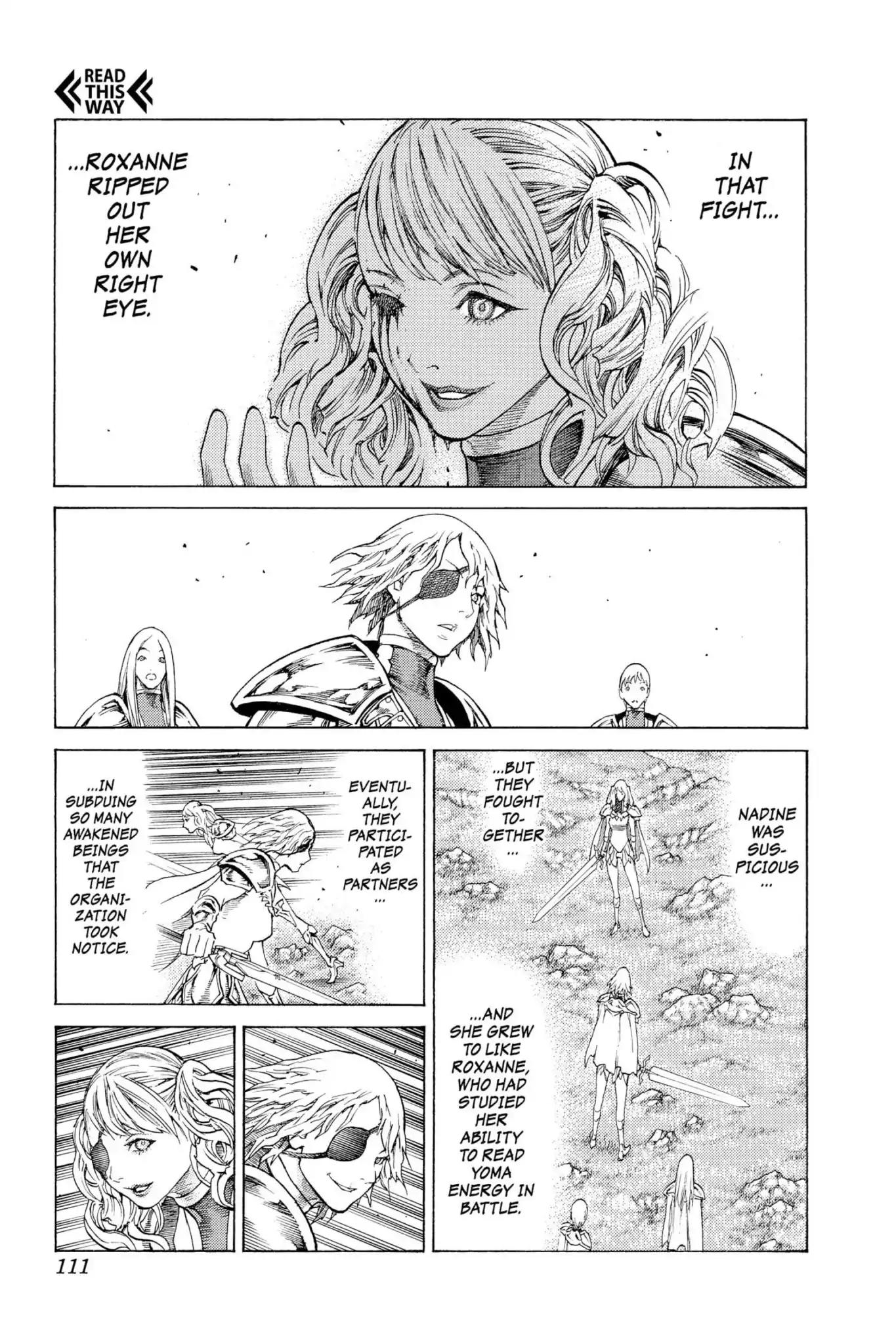 Claymore Chapter 117 page 9 - Chapter 117: Vol.21 Scene 117: Corpse of the Witch, Part 4