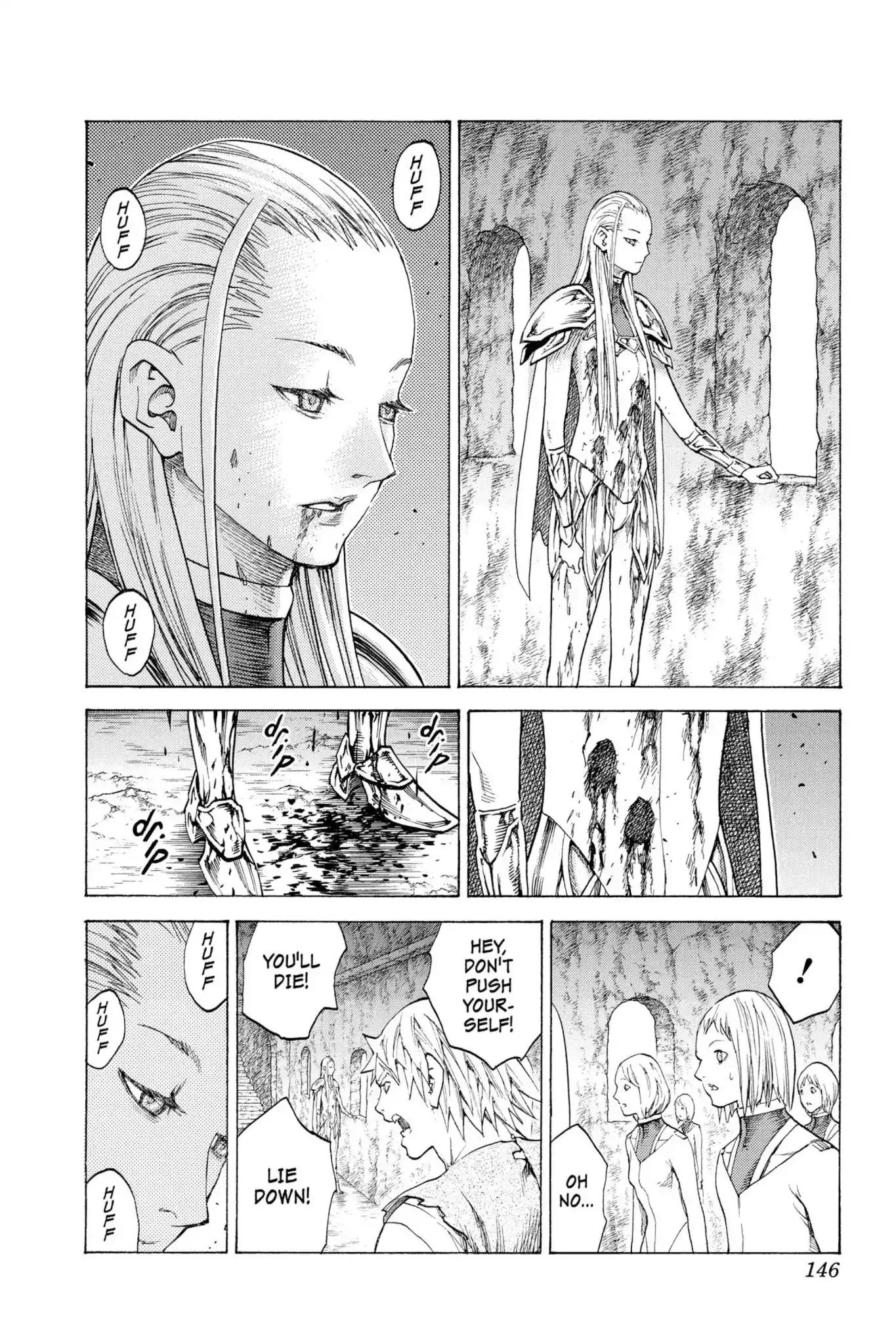 Claymore Chapter 118 page 11 - Chapter 118: Vol.21 Scene 118: Corpse of the Witch, Part 5