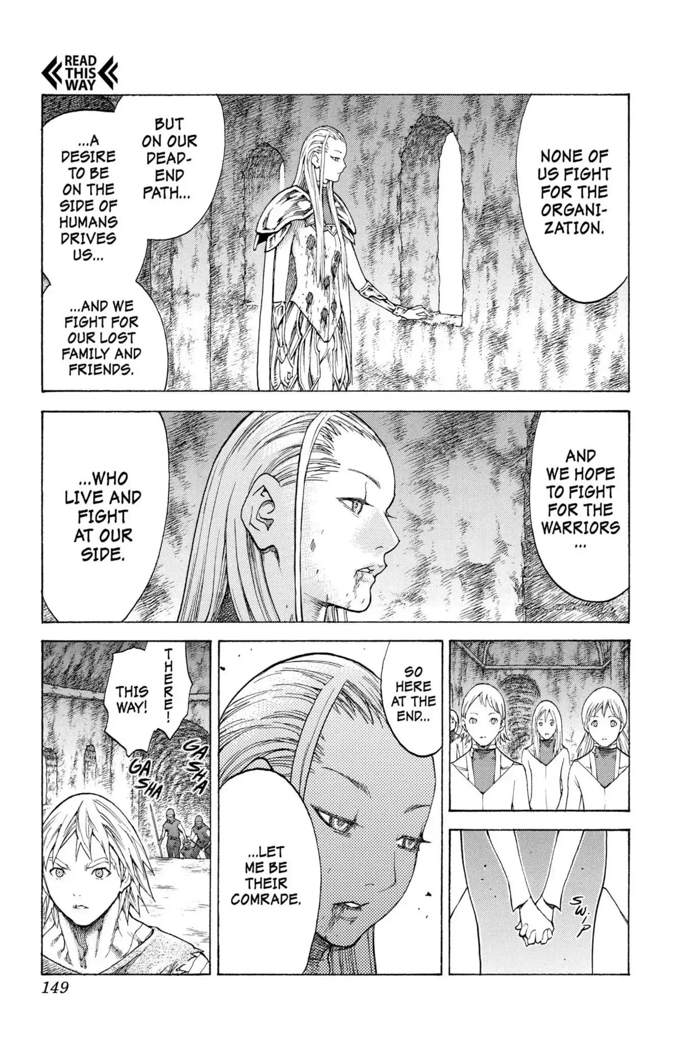Claymore Chapter 118 page 14 - Chapter 118: Vol.21 Scene 118: Corpse of the Witch, Part 5