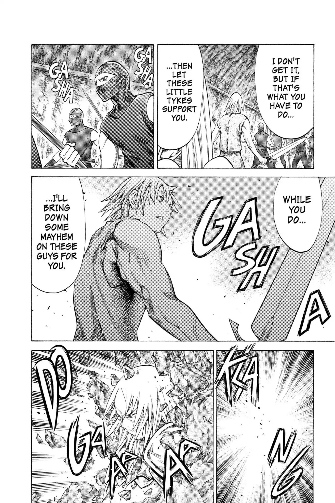 Claymore Chapter 118 page 17 - Chapter 118: Vol.21 Scene 118: Corpse of the Witch, Part 5
