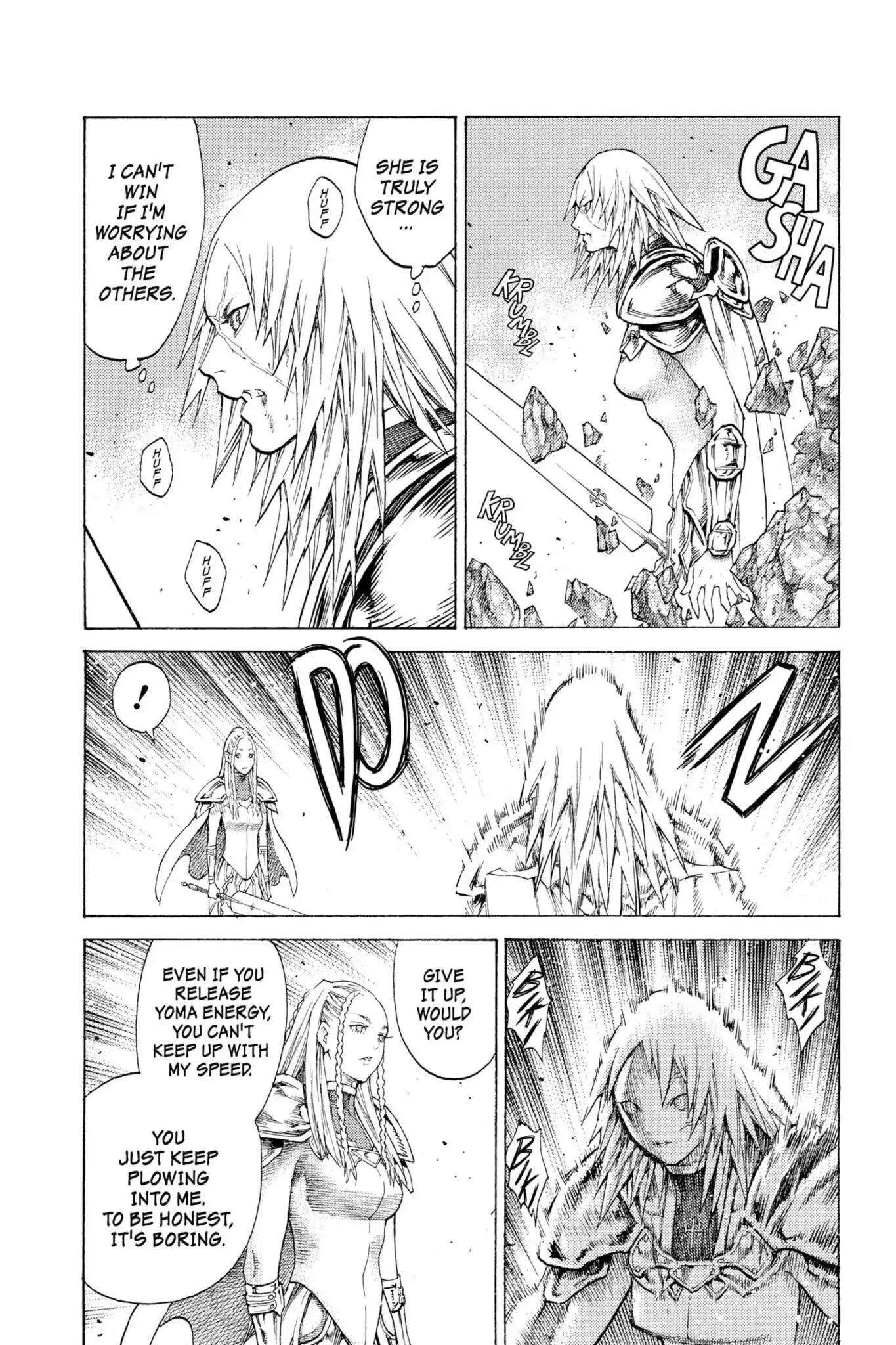 Claymore Chapter 118 page 19 - Chapter 118: Vol.21 Scene 118: Corpse of the Witch, Part 5