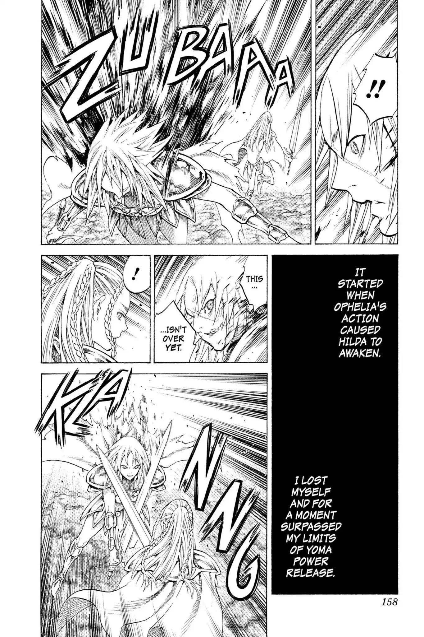 Claymore Chapter 118 page 23 - Chapter 118: Vol.21 Scene 118: Corpse of the Witch, Part 5