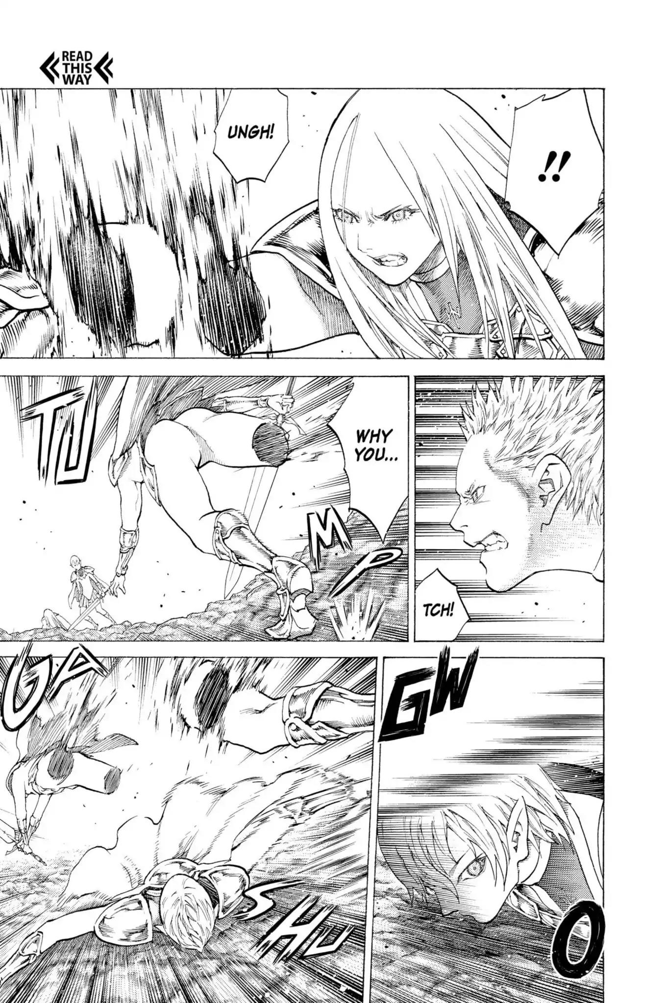 Claymore Chapter 118 page 3 - Chapter 118: Vol.21 Scene 118: Corpse of the Witch, Part 5