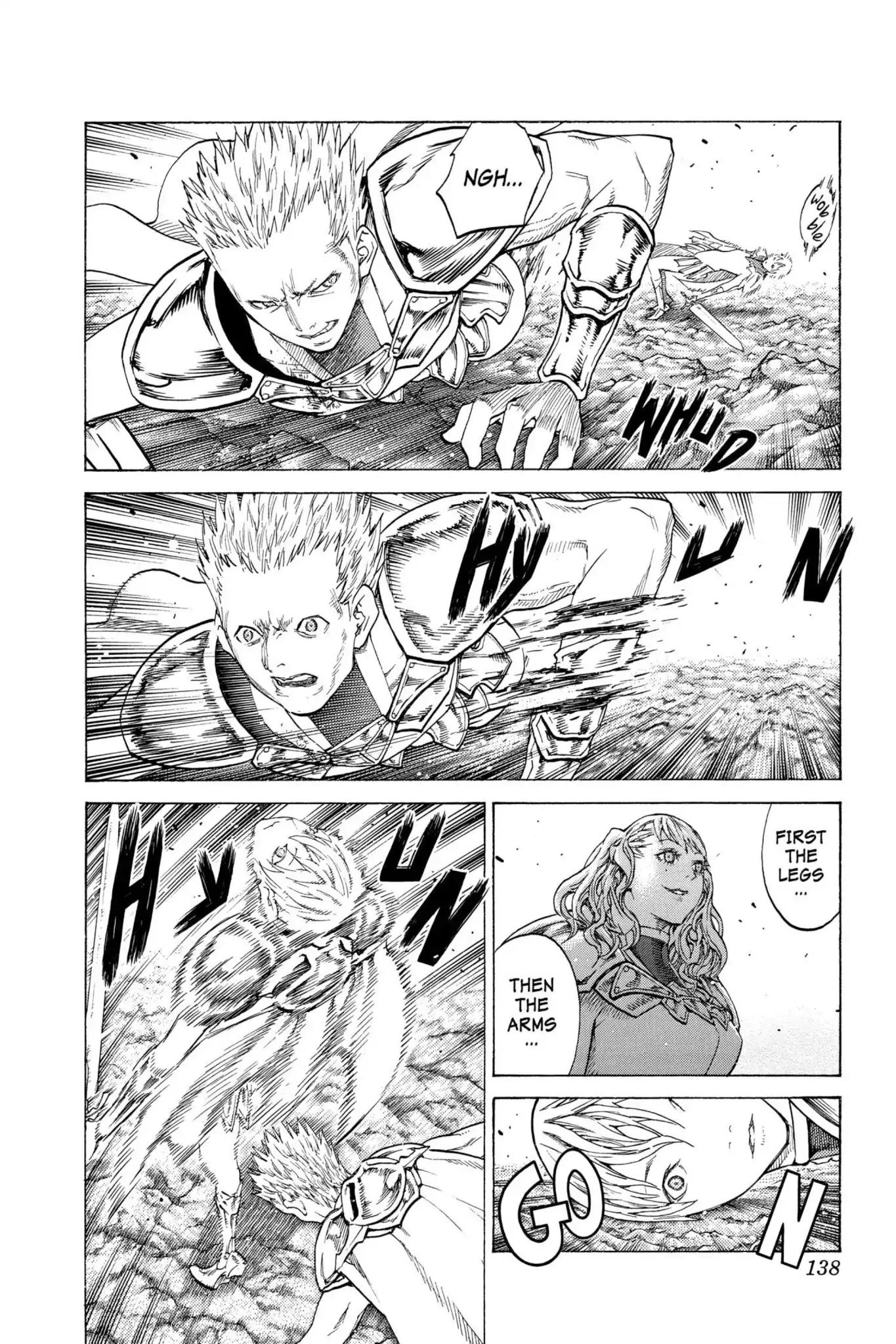 Claymore Chapter 118 page 4 - Chapter 118: Vol.21 Scene 118: Corpse of the Witch, Part 5