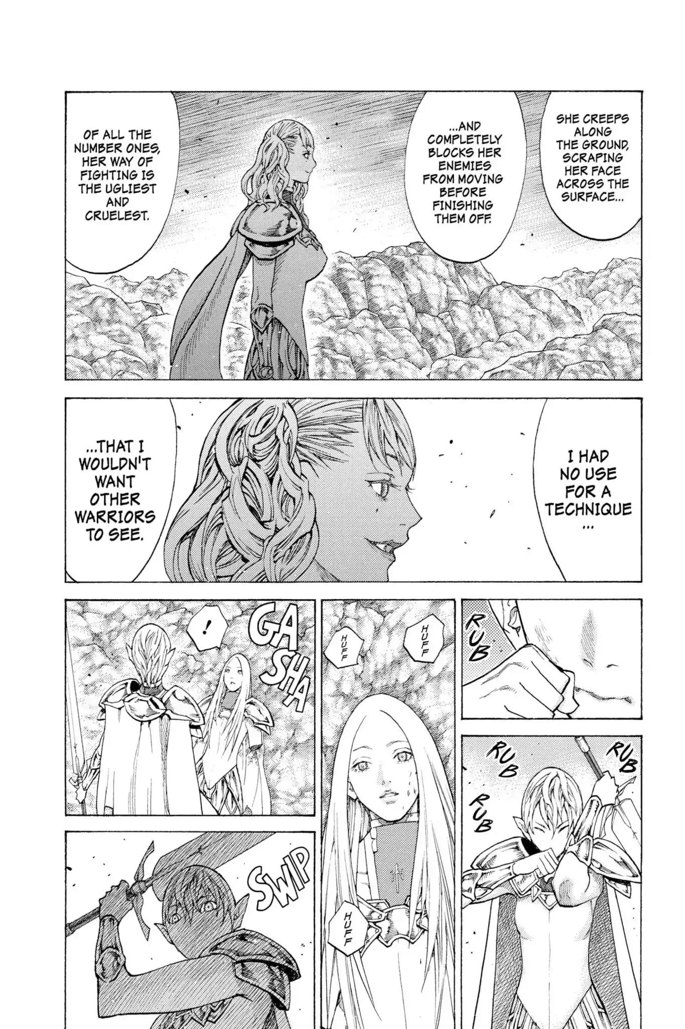 Claymore Chapter 118 page 7 - Chapter 118: Vol.21 Scene 118: Corpse of the Witch, Part 5