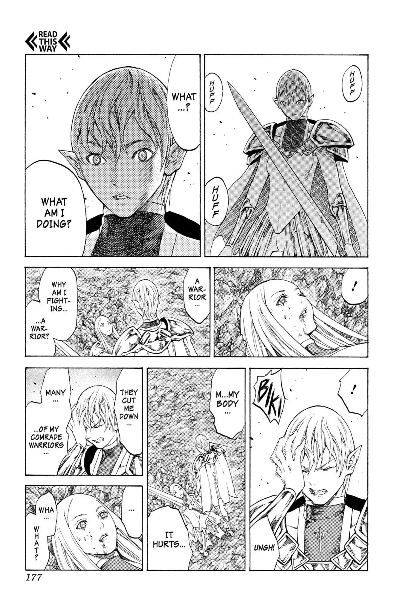 Claymore Chapter 119 page 11 - Chapter 119: Vol.21 Scene 119: Corpse of the Witch, Part 6