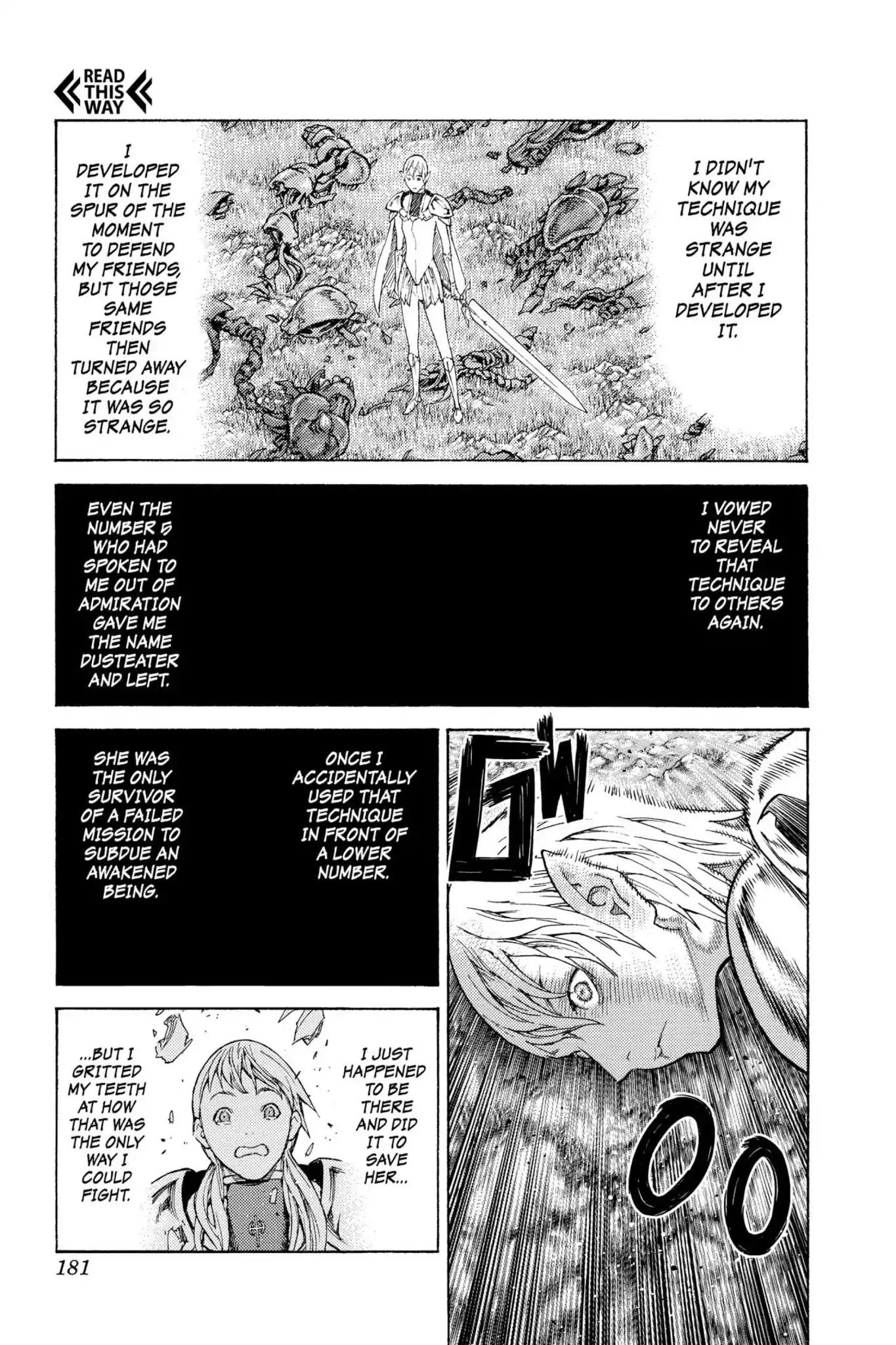 Claymore Chapter 119 page 15 - Chapter 119: Vol.21 Scene 119: Corpse of the Witch, Part 6