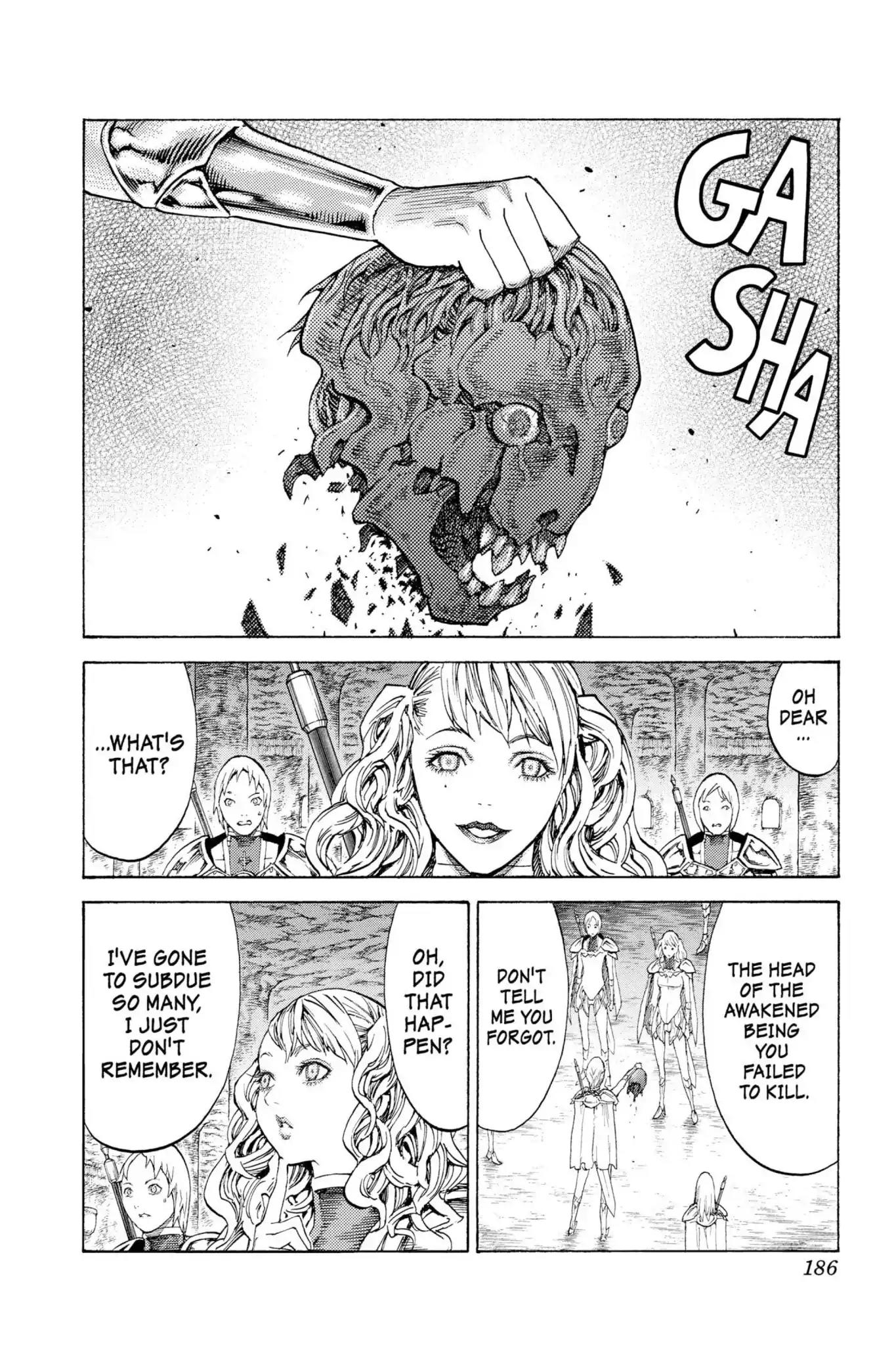 Claymore Chapter 119 page 20 - Chapter 119: Vol.21 Scene 119: Corpse of the Witch, Part 6