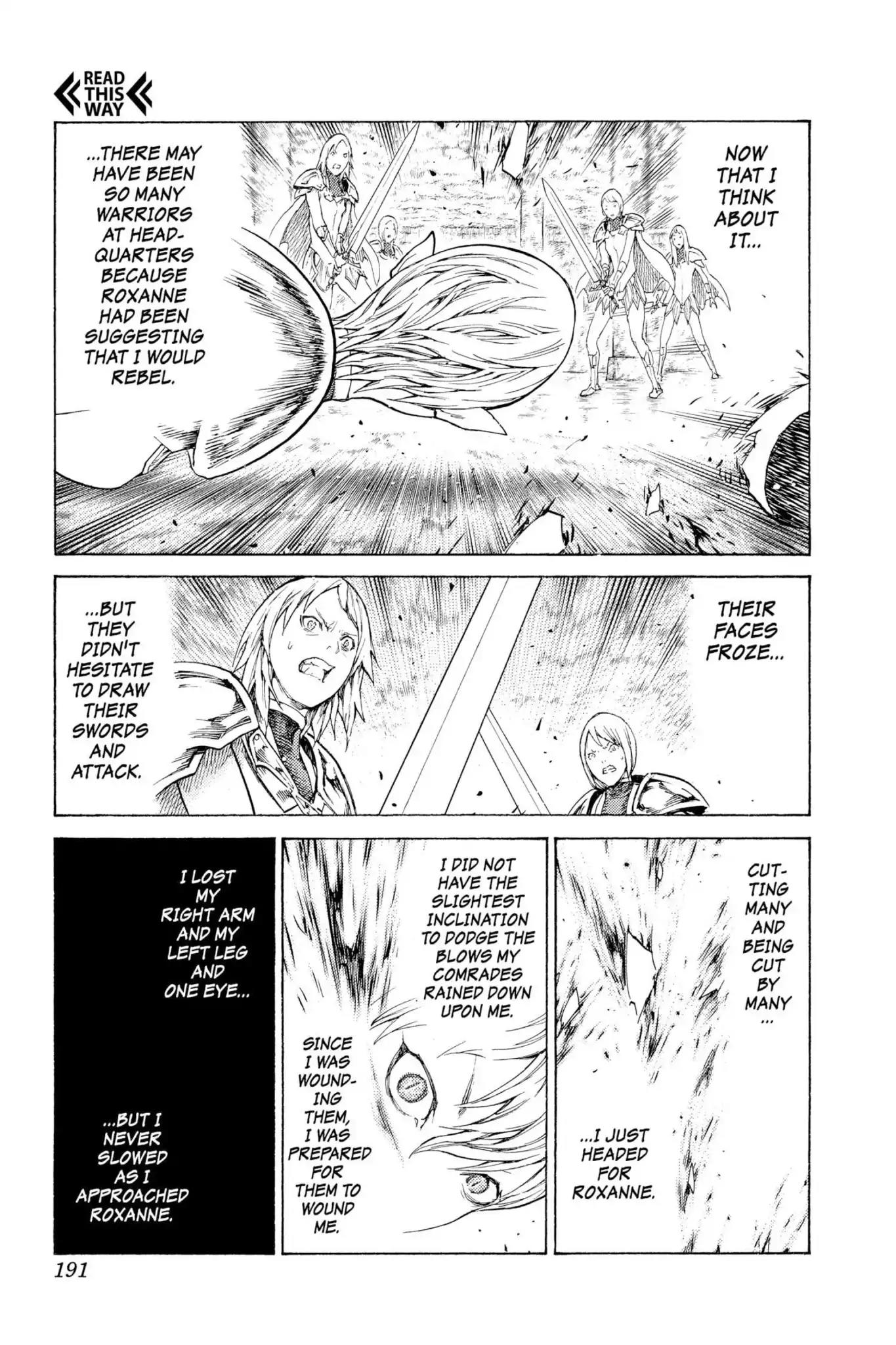 Claymore Chapter 119 page 25 - Chapter 119: Vol.21 Scene 119: Corpse of the Witch, Part 6