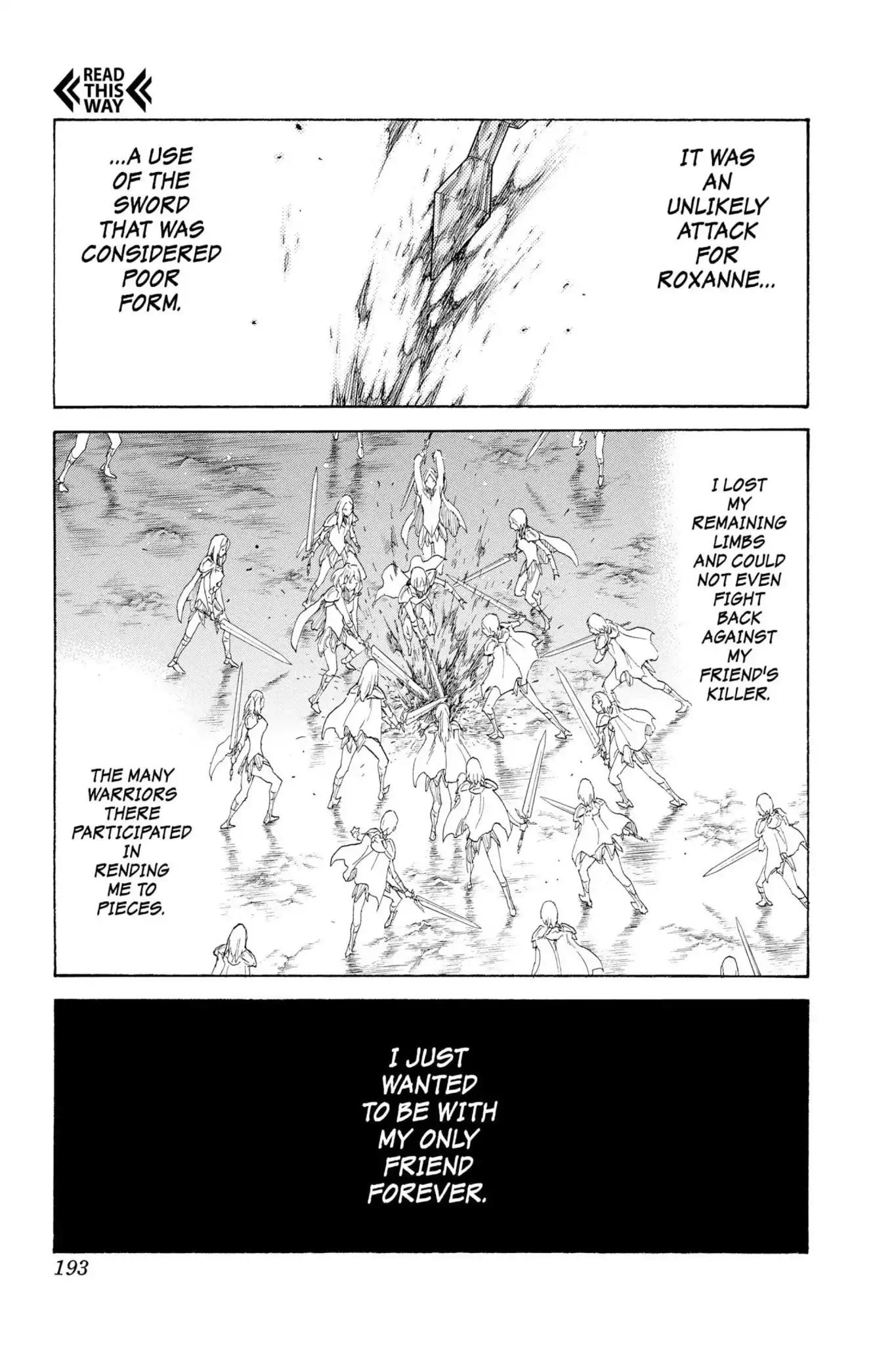 Claymore Chapter 119 page 27 - Chapter 119: Vol.21 Scene 119: Corpse of the Witch, Part 6