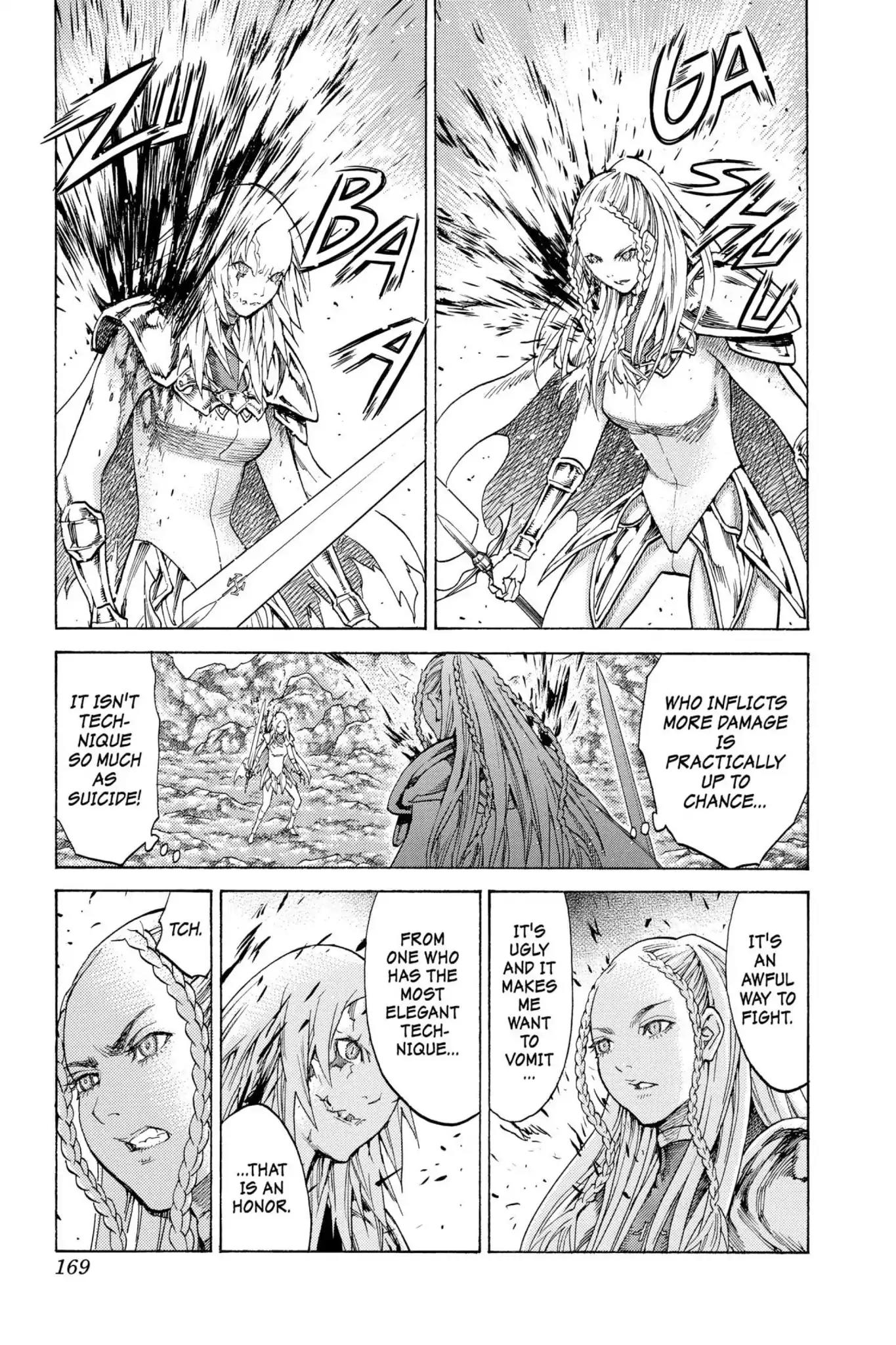 Claymore Chapter 119 page 3 - Chapter 119: Vol.21 Scene 119: Corpse of the Witch, Part 6