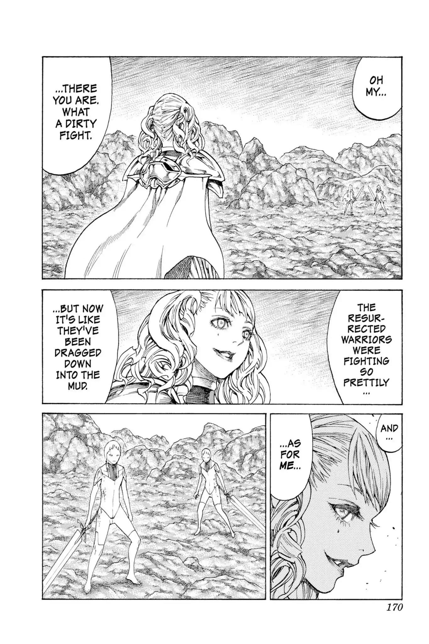 Claymore Chapter 119 page 4 - Chapter 119: Vol.21 Scene 119: Corpse of the Witch, Part 6