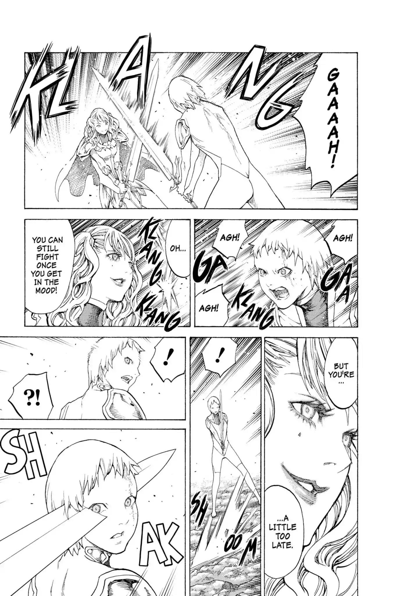 Claymore Chapter 119 page 7 - Chapter 119: Vol.21 Scene 119: Corpse of the Witch, Part 6