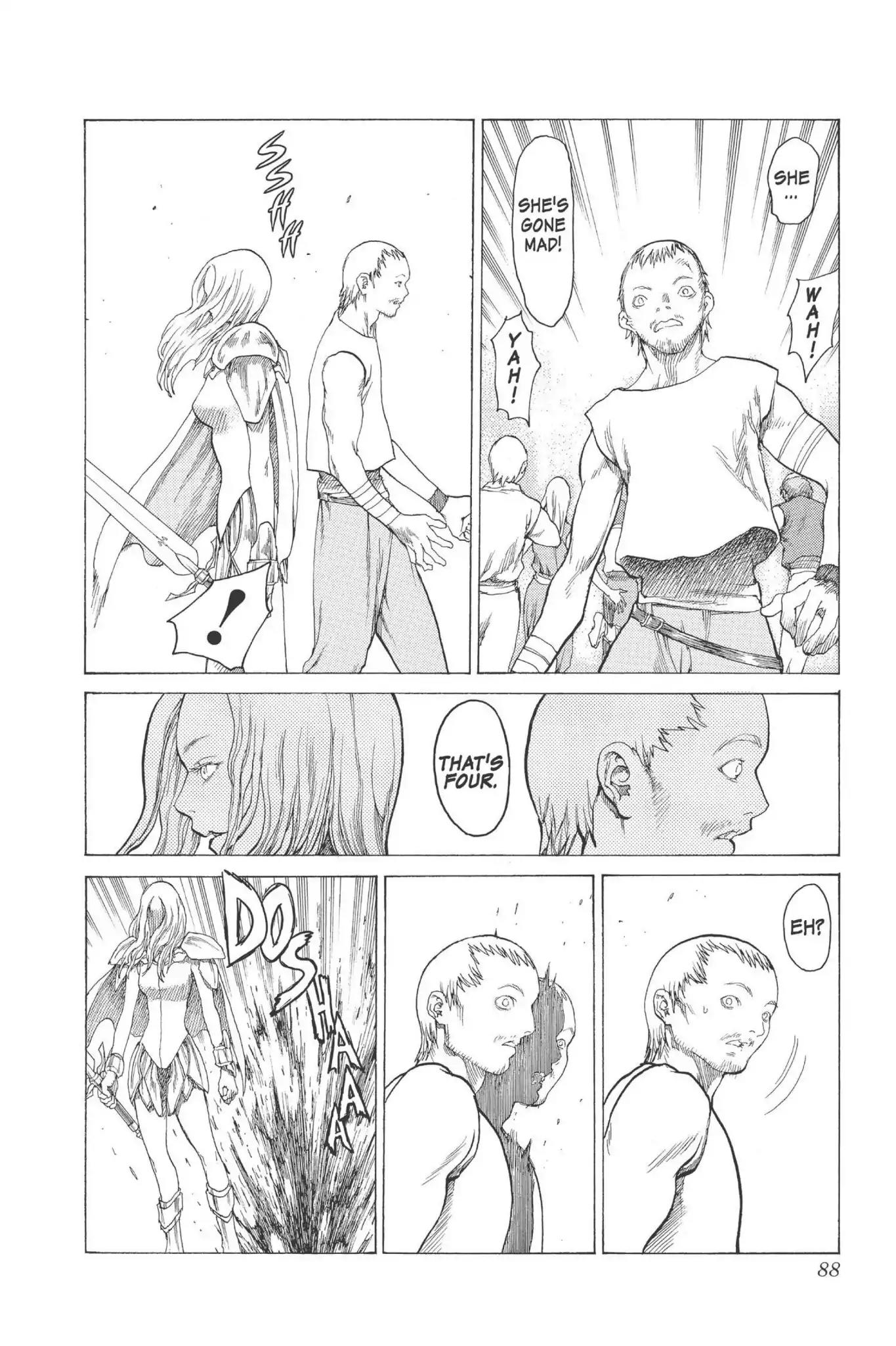 Claymore Chapter 12 page 17 - Chapter 12: Vol.3 Scene 12: Teresa of the Faint Smile, Part 1