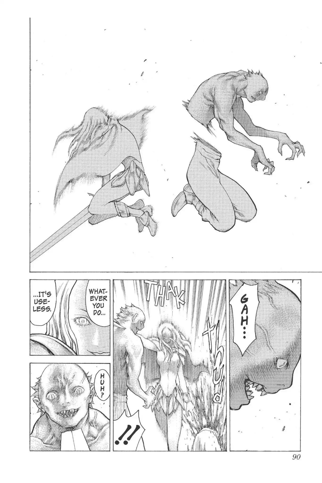 Claymore Chapter 12 page 19 - Chapter 12: Vol.3 Scene 12: Teresa of the Faint Smile, Part 1