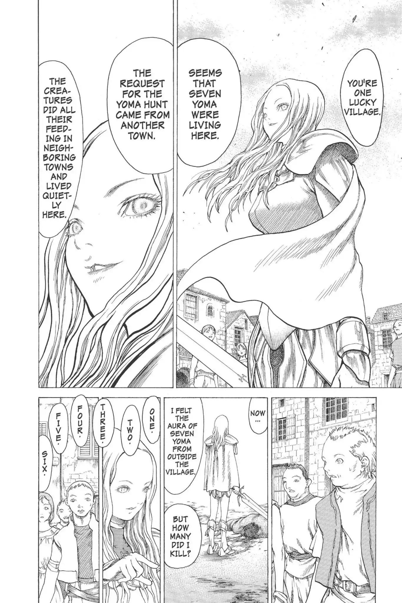 Claymore Chapter 12 page 21 - Chapter 12: Vol.3 Scene 12: Teresa of the Faint Smile, Part 1