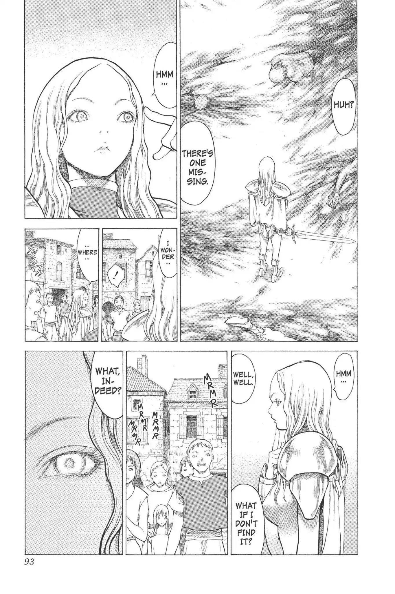 Claymore Chapter 12 page 22 - Chapter 12: Vol.3 Scene 12: Teresa of the Faint Smile, Part 1