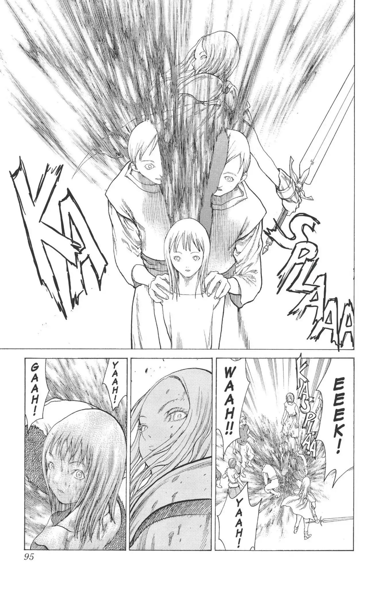Claymore Chapter 12 page 24 - Chapter 12: Vol.3 Scene 12: Teresa of the Faint Smile, Part 1