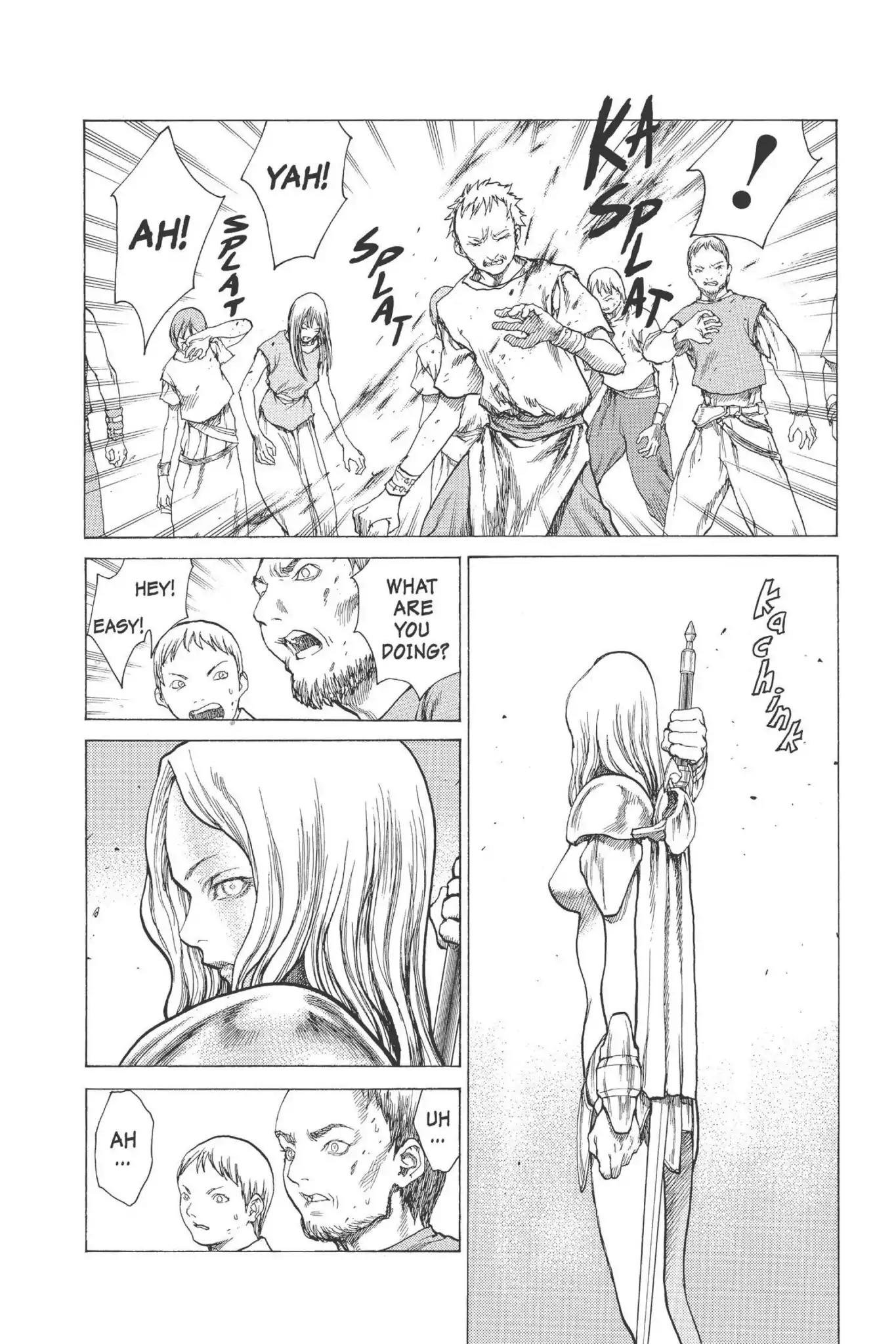 Claymore Chapter 12 page 5 - Chapter 12: Vol.3 Scene 12: Teresa of the Faint Smile, Part 1