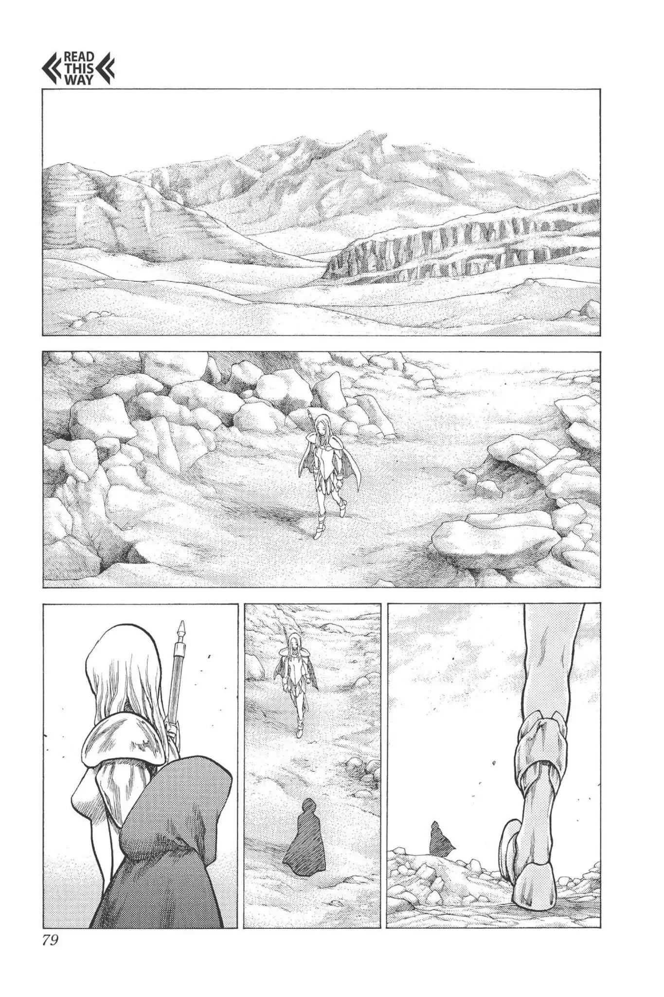 Claymore Chapter 12 page 8 - Chapter 12: Vol.3 Scene 12: Teresa of the Faint Smile, Part 1