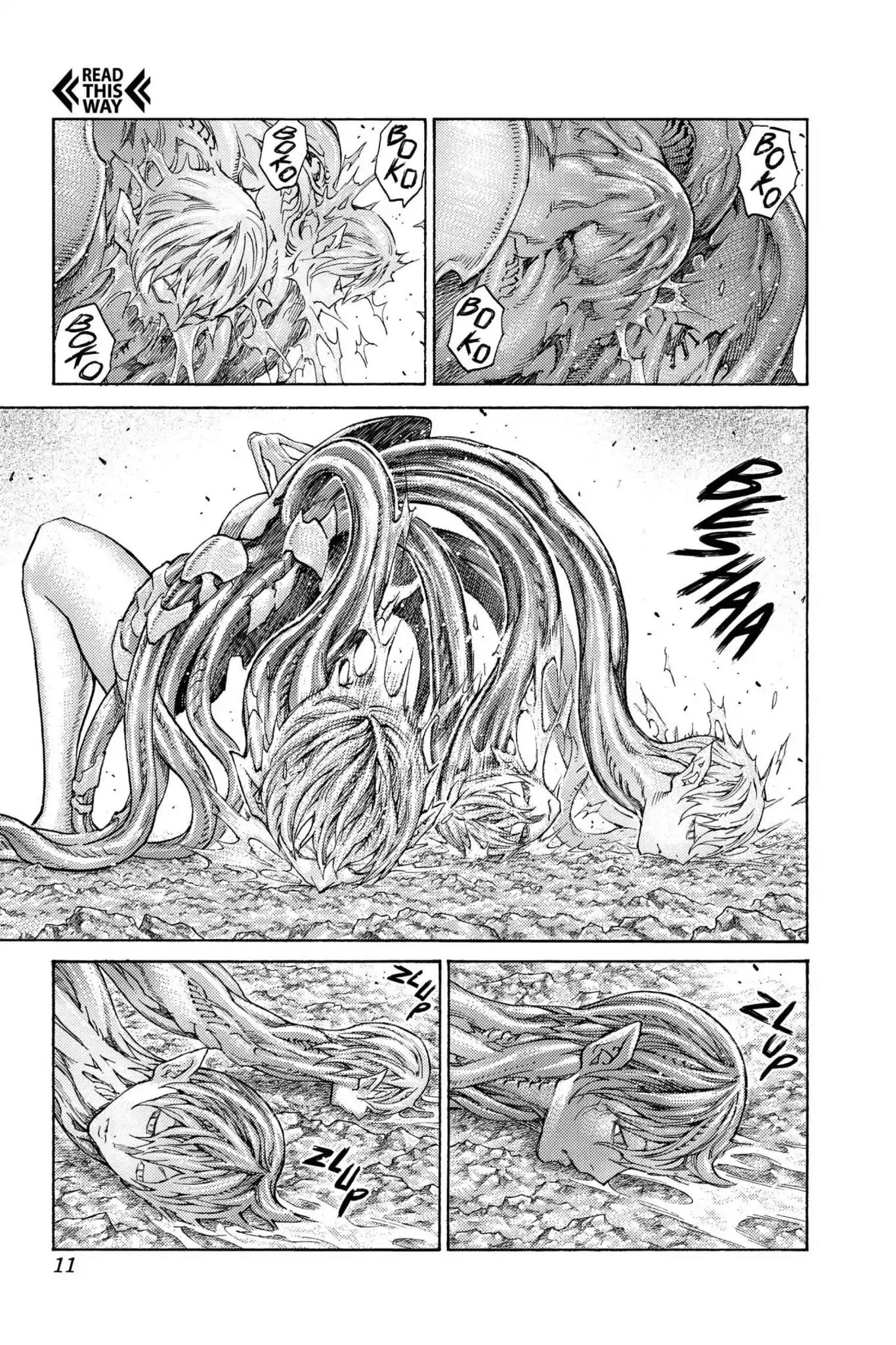 Claymore Chapter 120 page 10 - Chapter 120: Vol.22 Scene 120: Claws and Fangs of the Abyss, Part 1