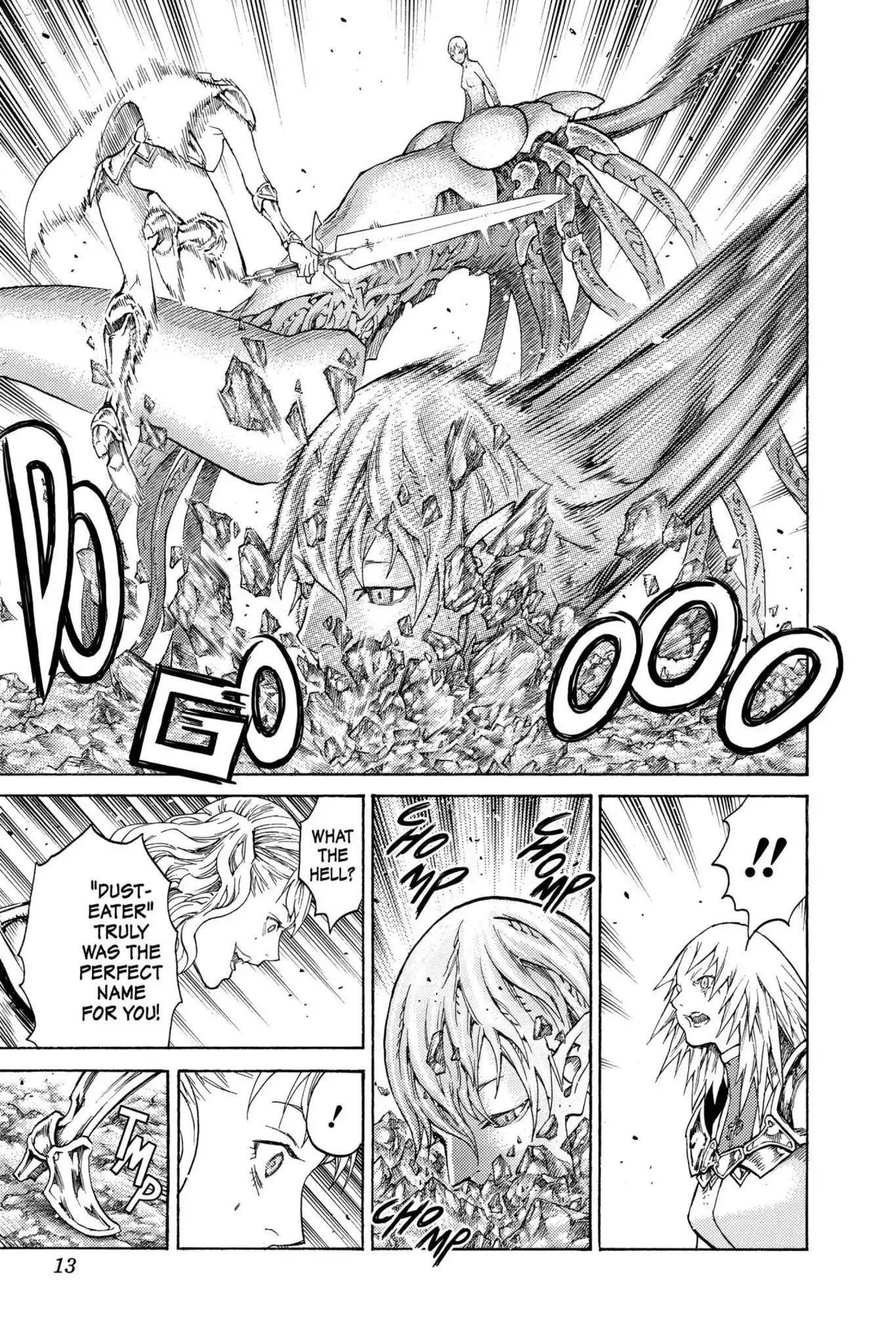 Claymore Chapter 120 page 12 - Chapter 120: Vol.22 Scene 120: Claws and Fangs of the Abyss, Part 1
