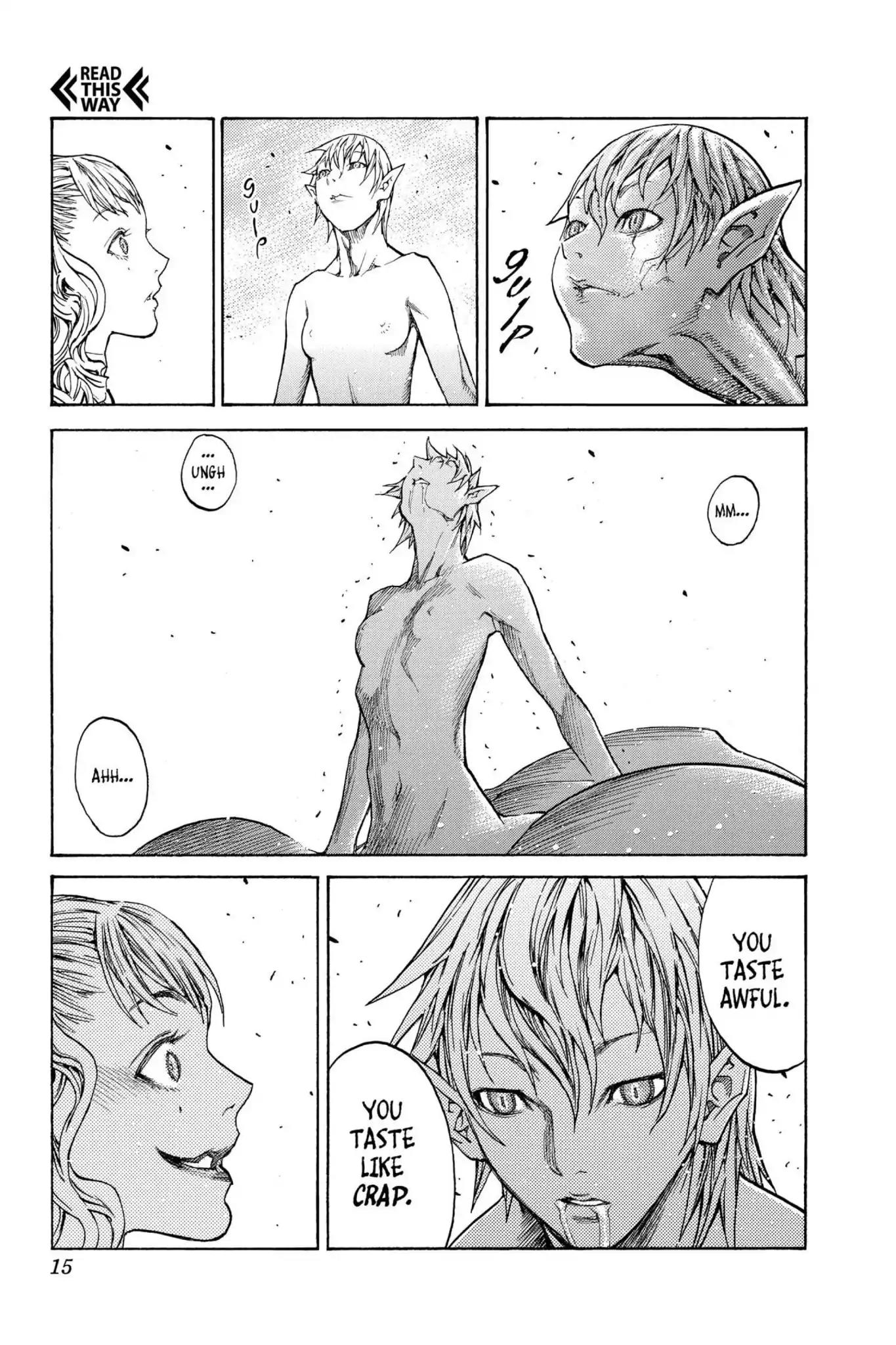 Claymore Chapter 120 page 14 - Chapter 120: Vol.22 Scene 120: Claws and Fangs of the Abyss, Part 1