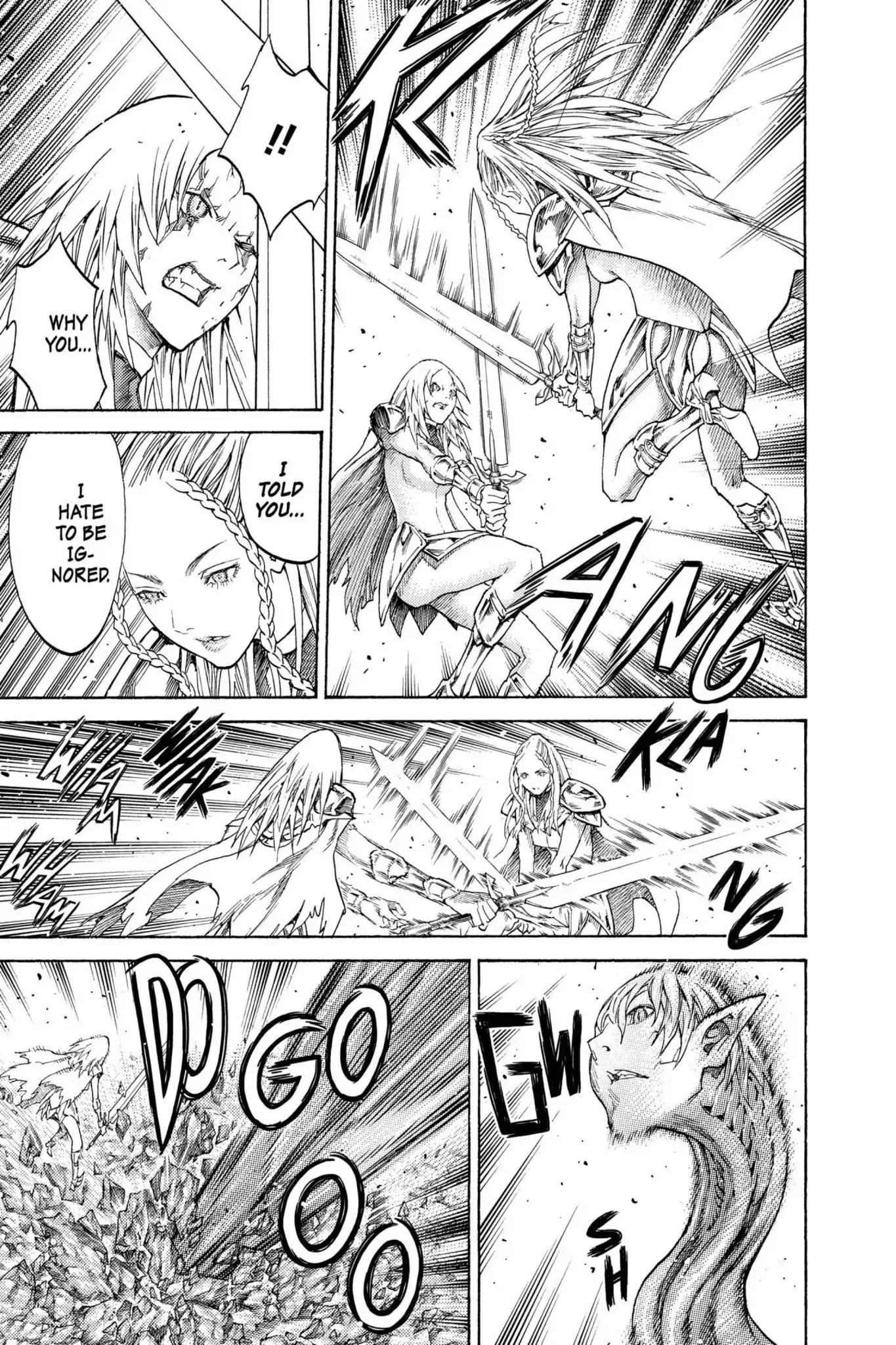 Claymore Chapter 120 page 18 - Chapter 120: Vol.22 Scene 120: Claws and Fangs of the Abyss, Part 1