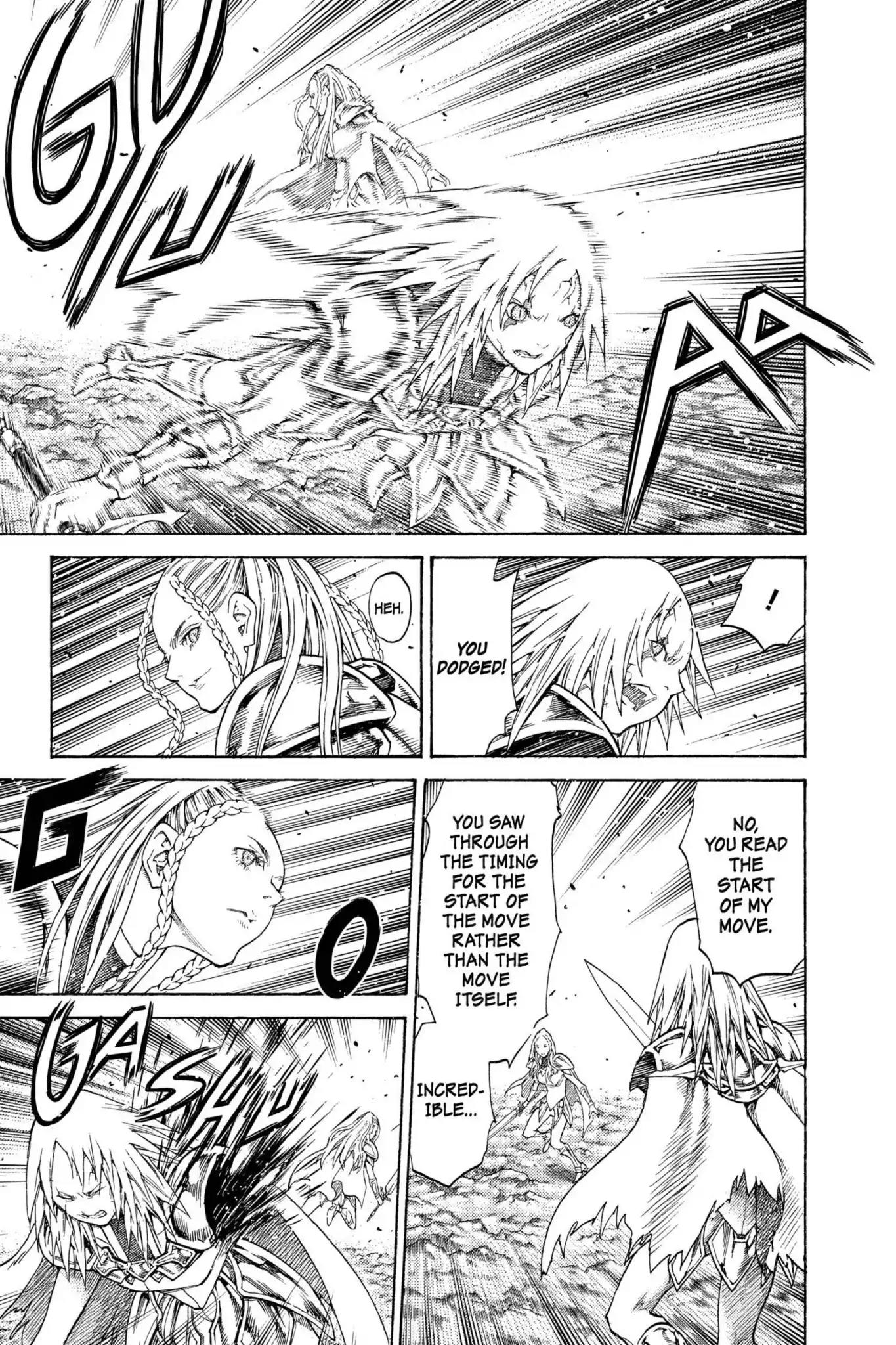 Claymore Chapter 120 page 20 - Chapter 120: Vol.22 Scene 120: Claws and Fangs of the Abyss, Part 1