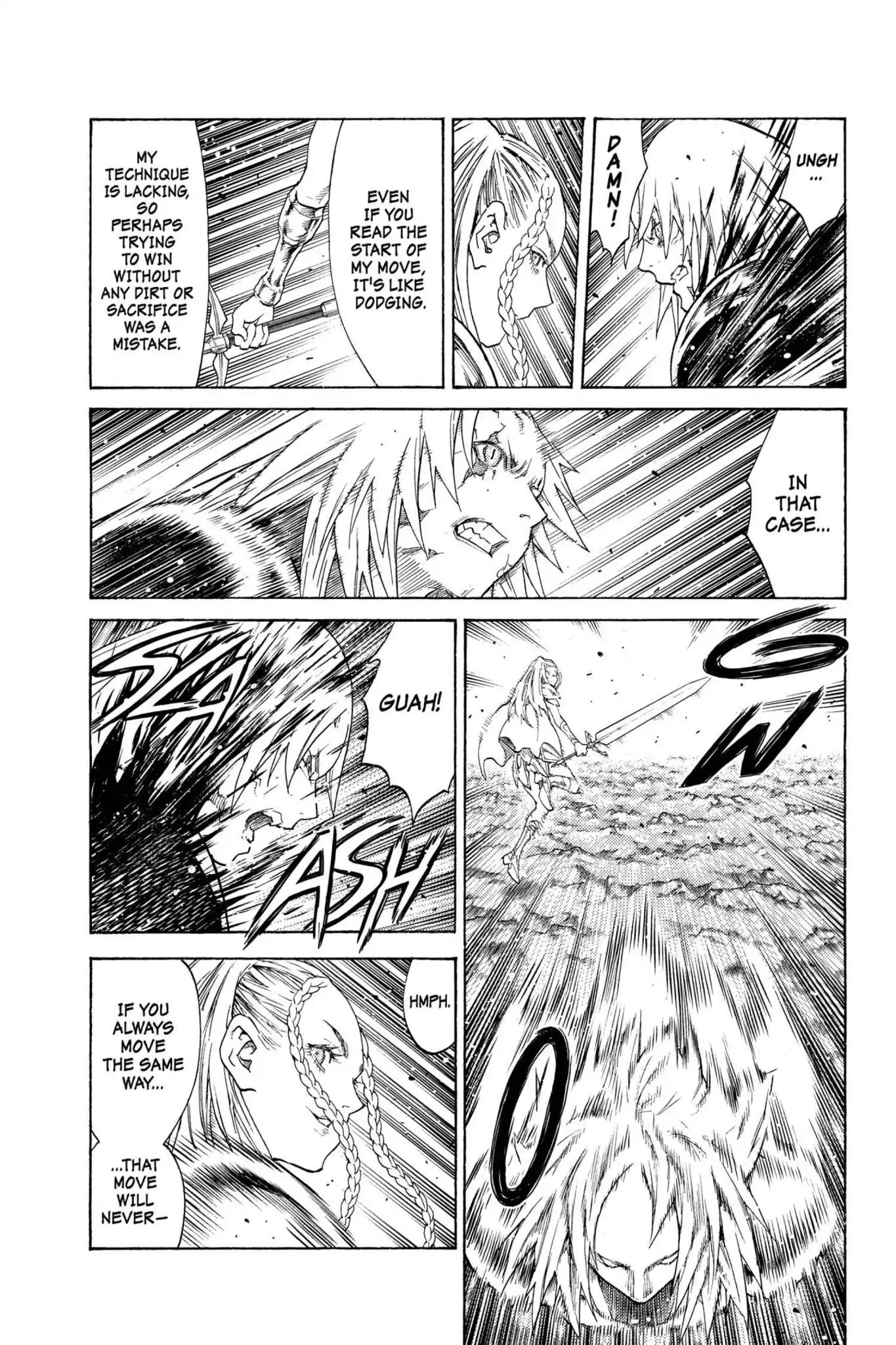 Claymore Chapter 120 page 21 - Chapter 120: Vol.22 Scene 120: Claws and Fangs of the Abyss, Part 1