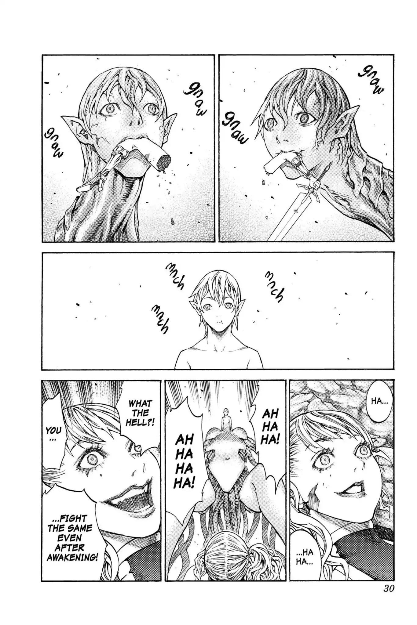 Claymore Chapter 120 page 29 - Chapter 120: Vol.22 Scene 120: Claws and Fangs of the Abyss, Part 1