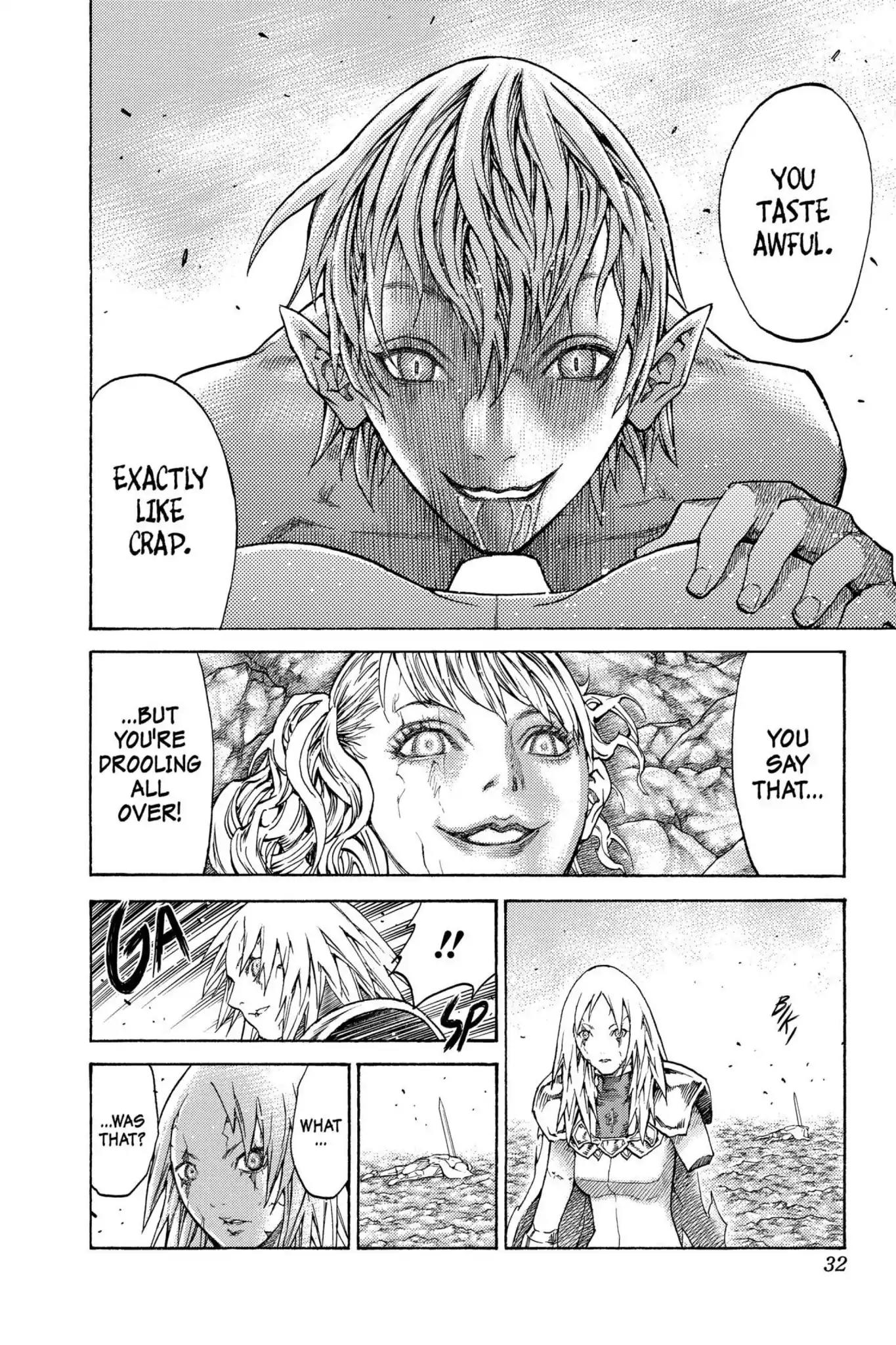 Claymore Chapter 120 page 31 - Chapter 120: Vol.22 Scene 120: Claws and Fangs of the Abyss, Part 1