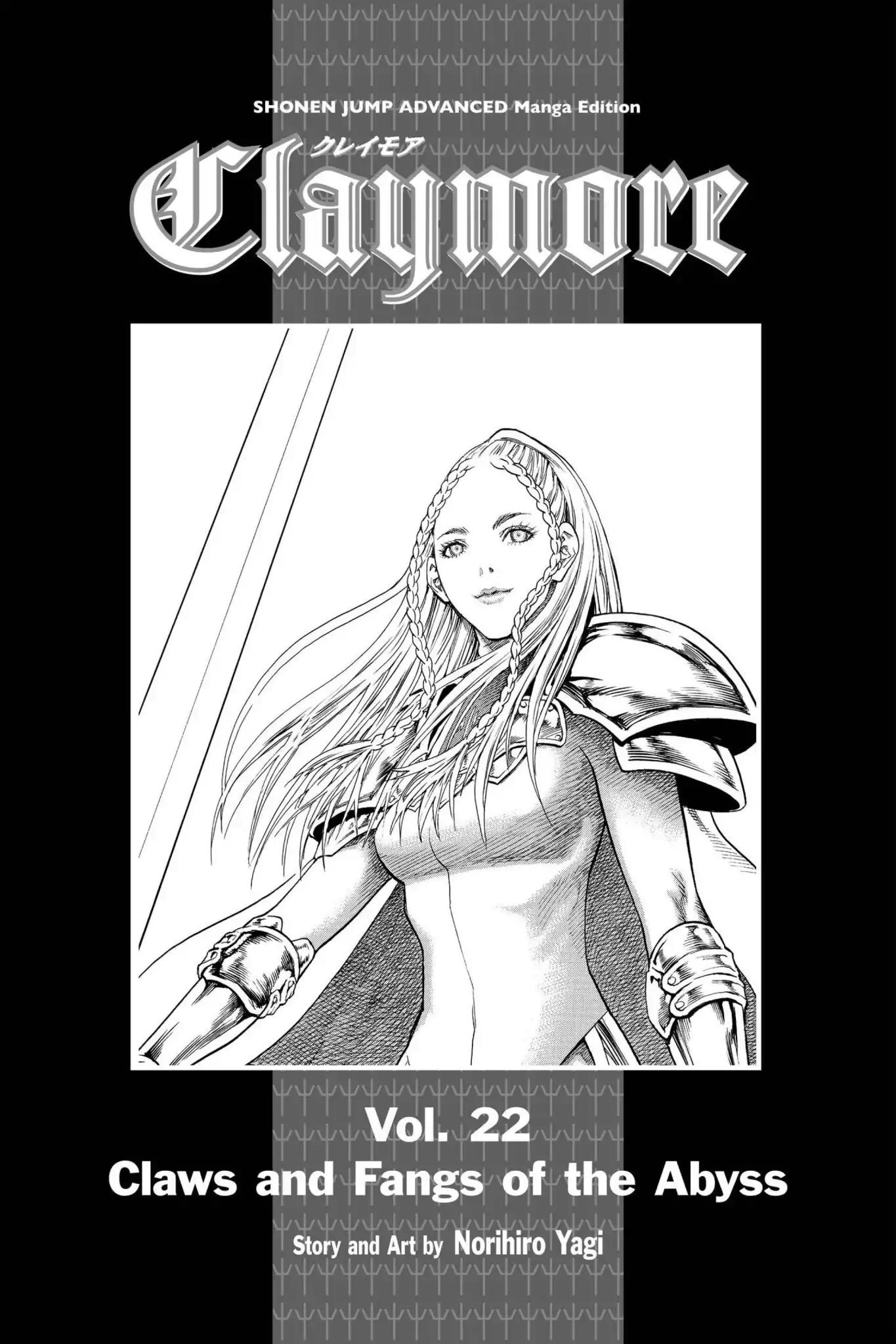 Claymore Chapter 120 page 4 - Chapter 120: Vol.22 Scene 120: Claws and Fangs of the Abyss, Part 1