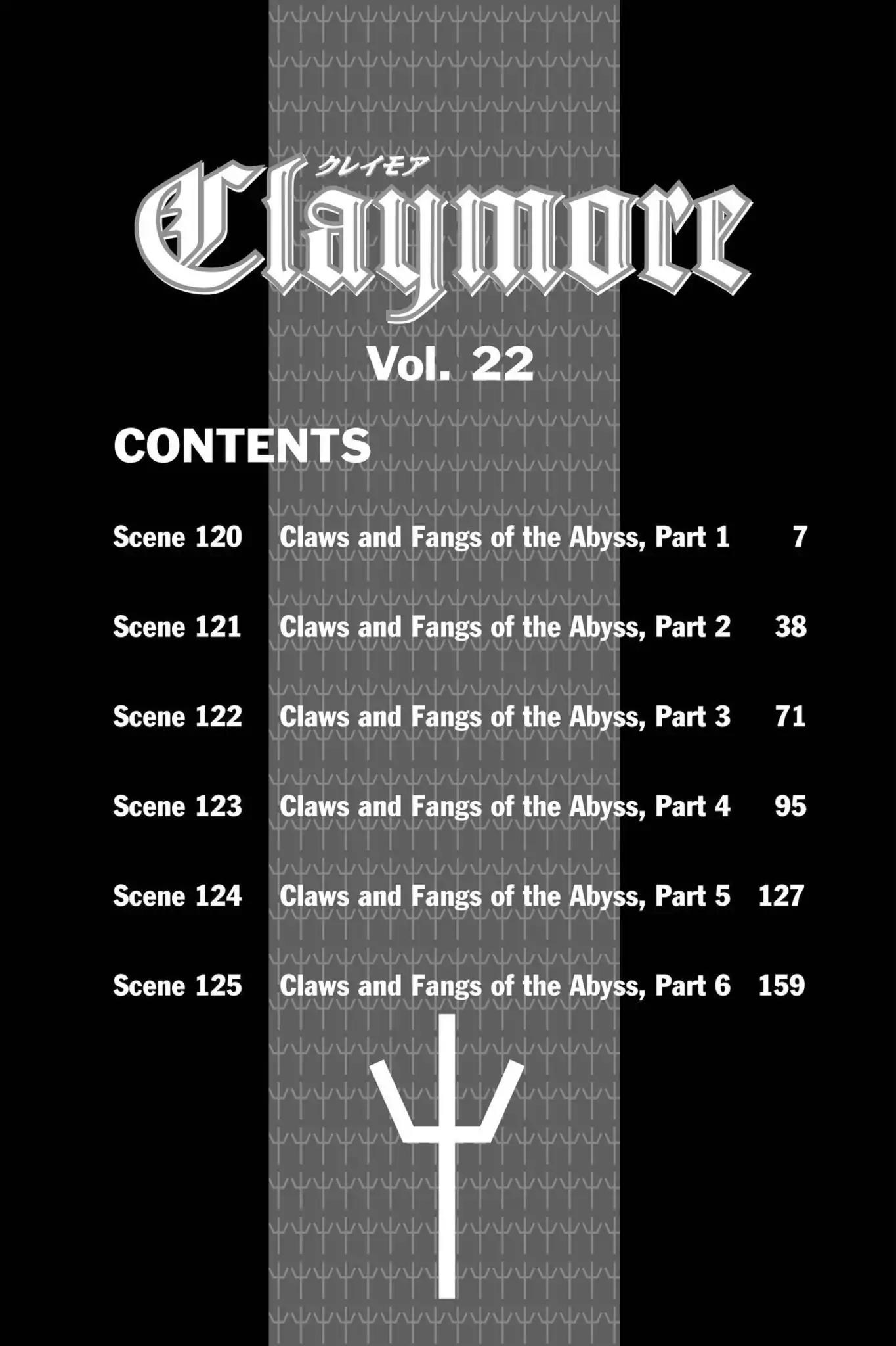 Claymore Chapter 120 page 6 - Chapter 120: Vol.22 Scene 120: Claws and Fangs of the Abyss, Part 1