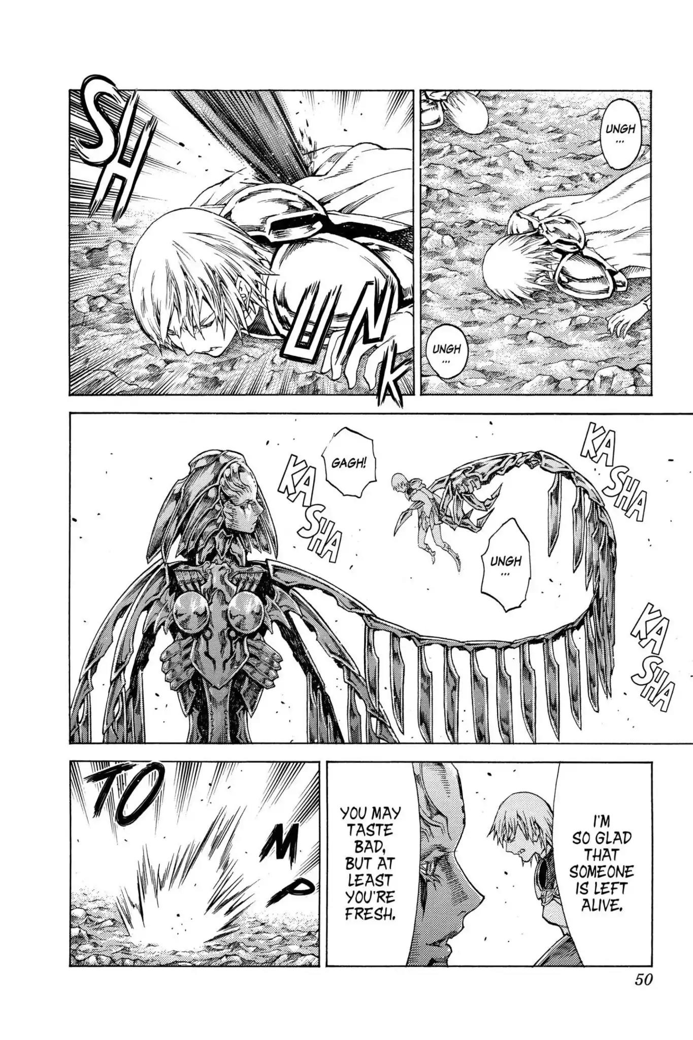 Claymore Chapter 121 page 11 - Chapter 121: Vol.22 Scene 121: Claws and Fangs of the Abyss, Part 2