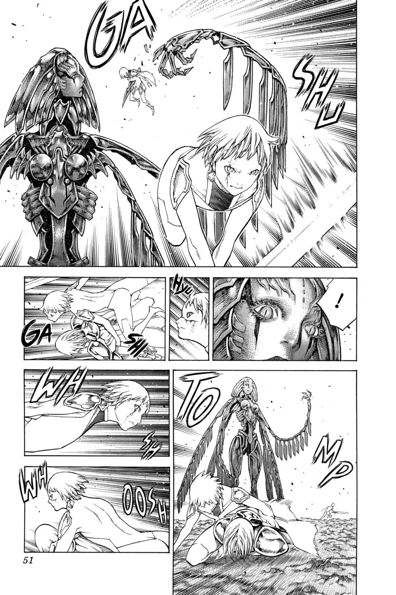 Claymore Chapter 121 page 12 - Chapter 121: Vol.22 Scene 121: Claws and Fangs of the Abyss, Part 2