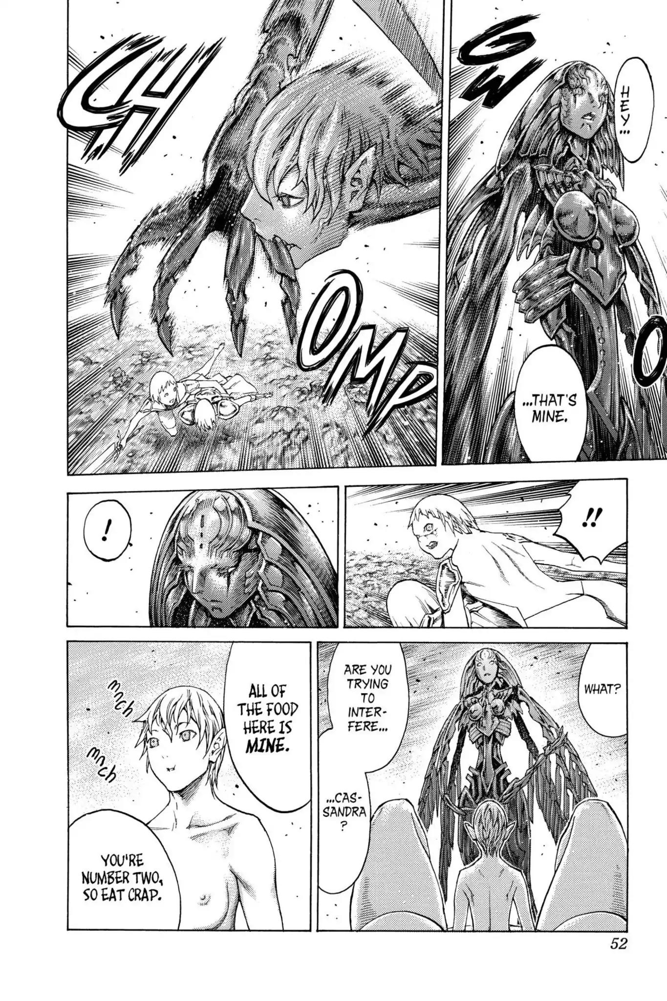Claymore Chapter 121 page 13 - Chapter 121: Vol.22 Scene 121: Claws and Fangs of the Abyss, Part 2
