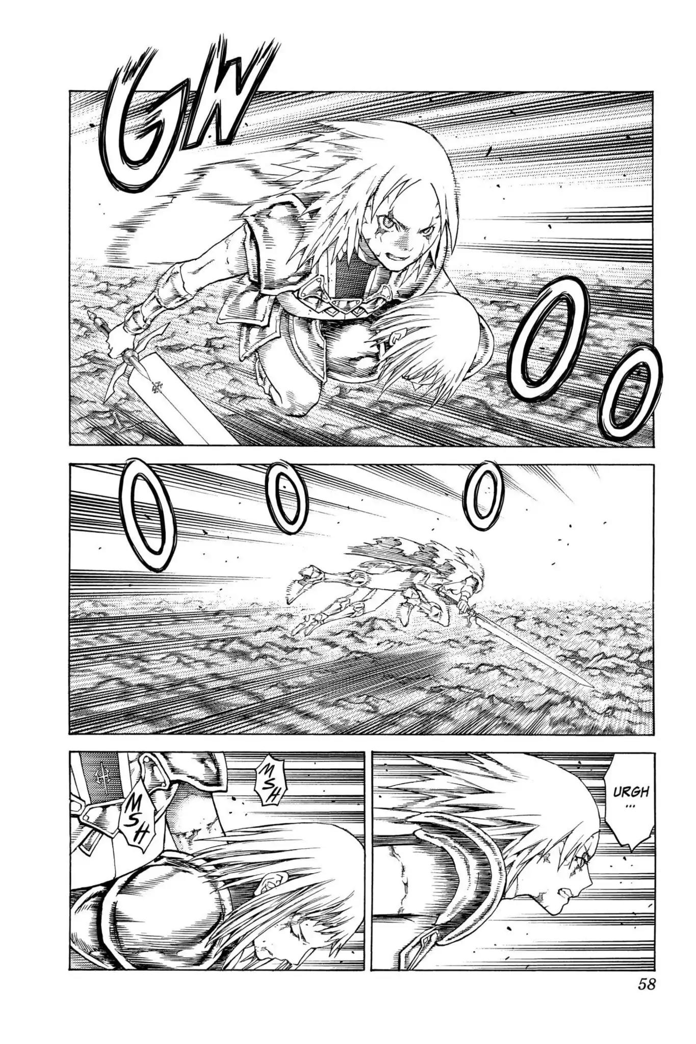 Claymore Chapter 121 page 17 - Chapter 121: Vol.22 Scene 121: Claws and Fangs of the Abyss, Part 2