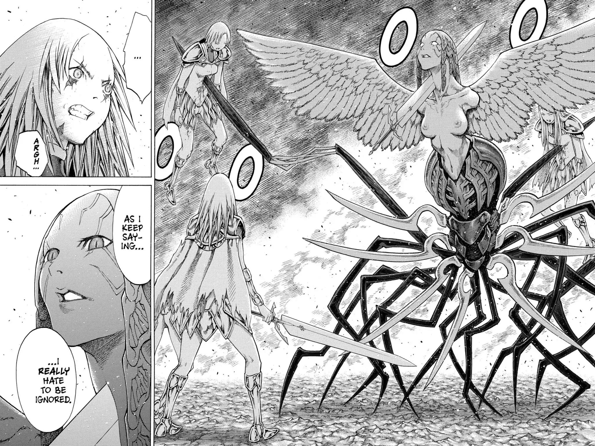 Claymore Chapter 121 page 19 - Chapter 121: Vol.22 Scene 121: Claws and Fangs of the Abyss, Part 2
