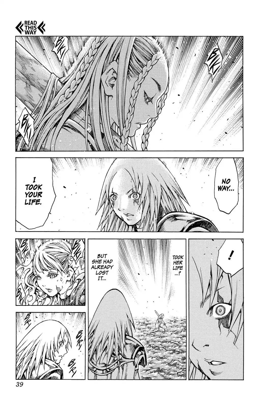 Claymore Chapter 121 page 2 - Chapter 121: Vol.22 Scene 121: Claws and Fangs of the Abyss, Part 2