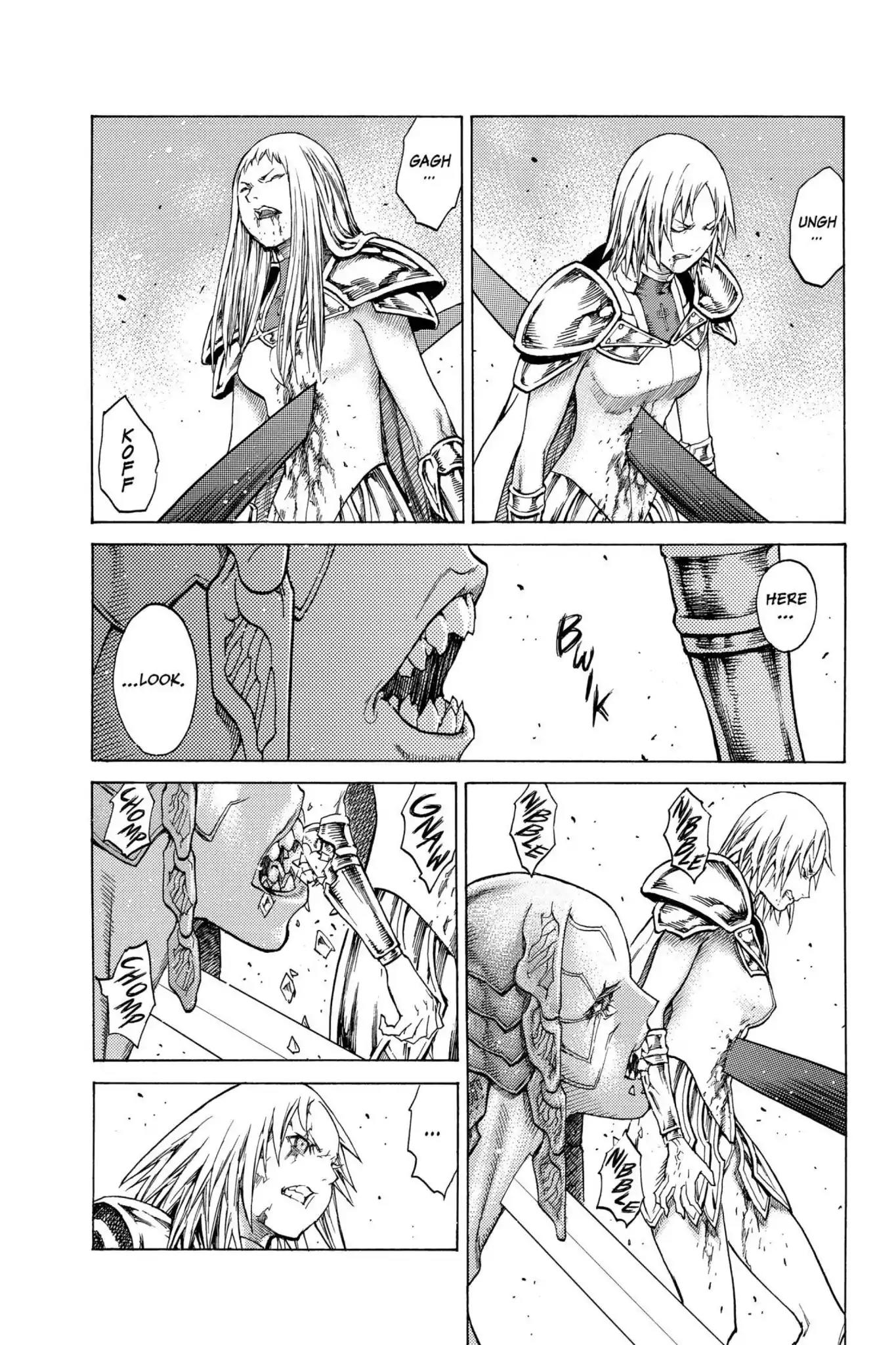 Claymore Chapter 121 page 20 - Chapter 121: Vol.22 Scene 121: Claws and Fangs of the Abyss, Part 2