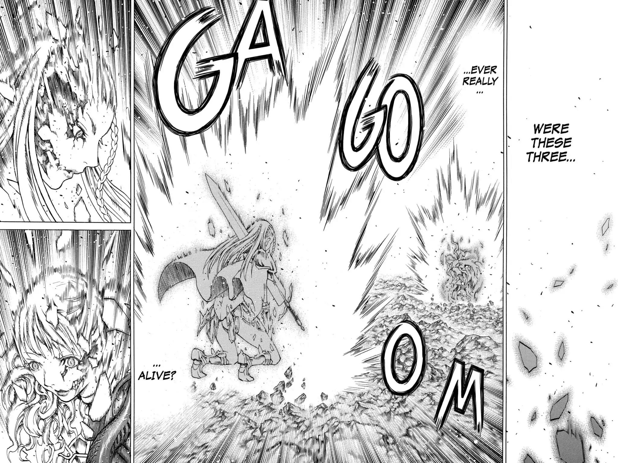 Claymore Chapter 121 page 3 - Chapter 121: Vol.22 Scene 121: Claws and Fangs of the Abyss, Part 2