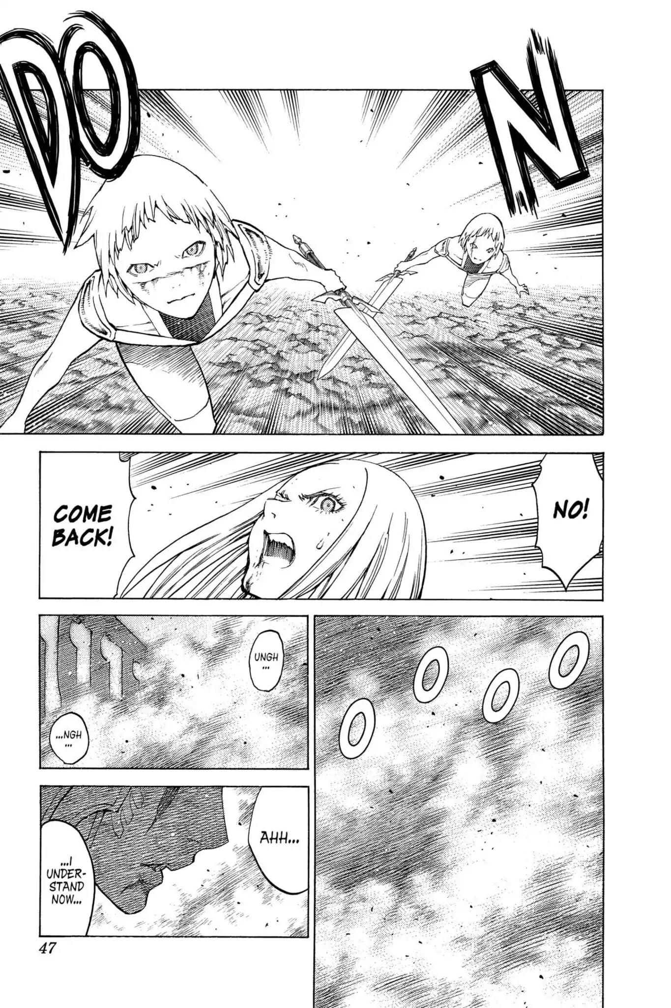 Claymore Chapter 121 page 9 - Chapter 121: Vol.22 Scene 121: Claws and Fangs of the Abyss, Part 2